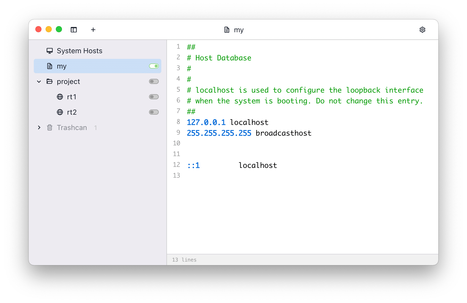 Switchhosts for mac中文版