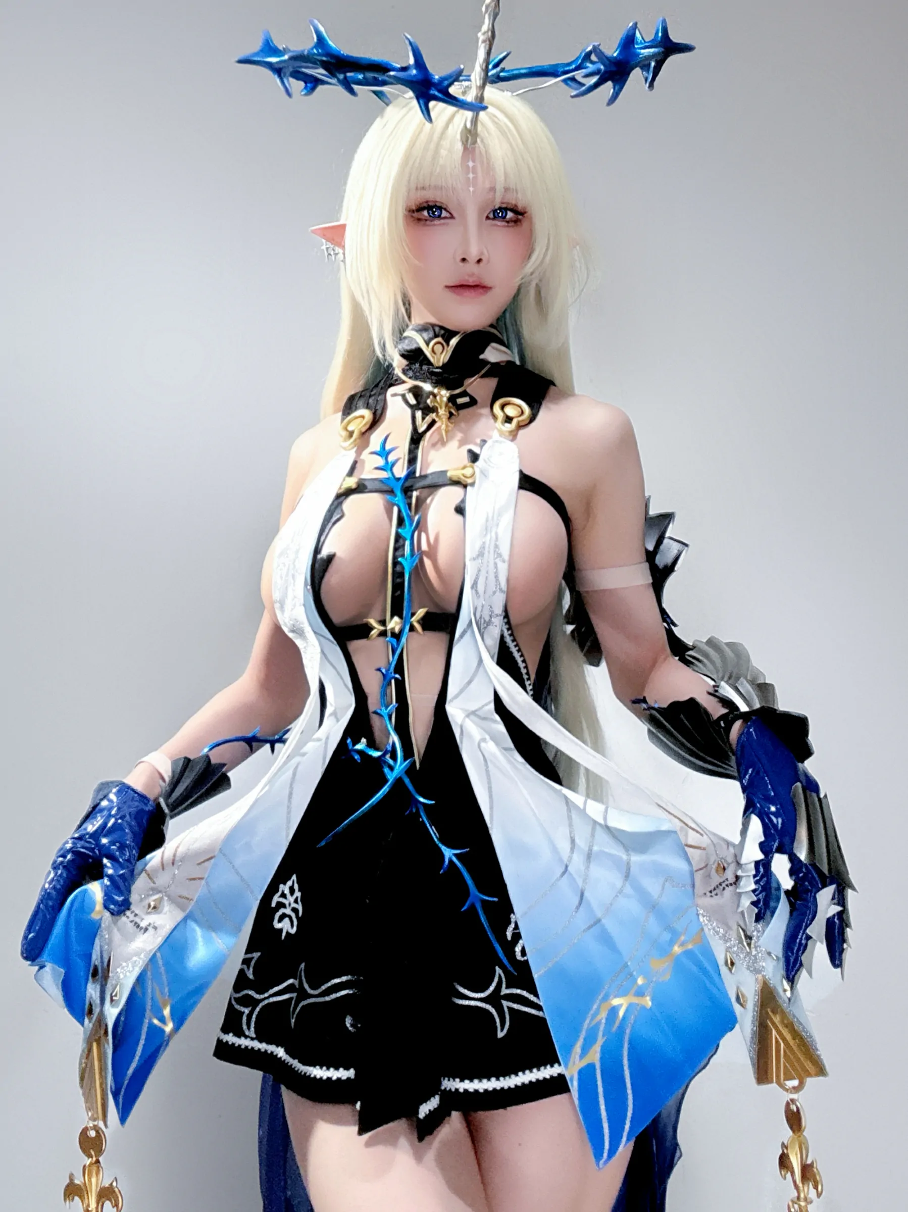 水淼aqua  六月自拍（遐蝶、卡提西娅）[45P] Cosplay-第25张