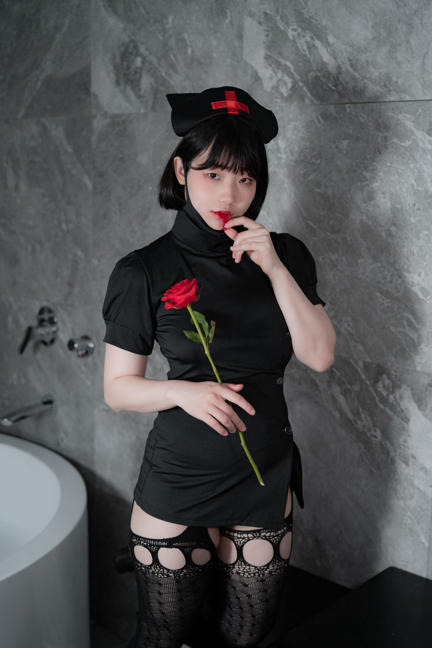 [CreamSoda] Mimmi – Chic Nerd  Maness Nurse 日韩写真-第25张