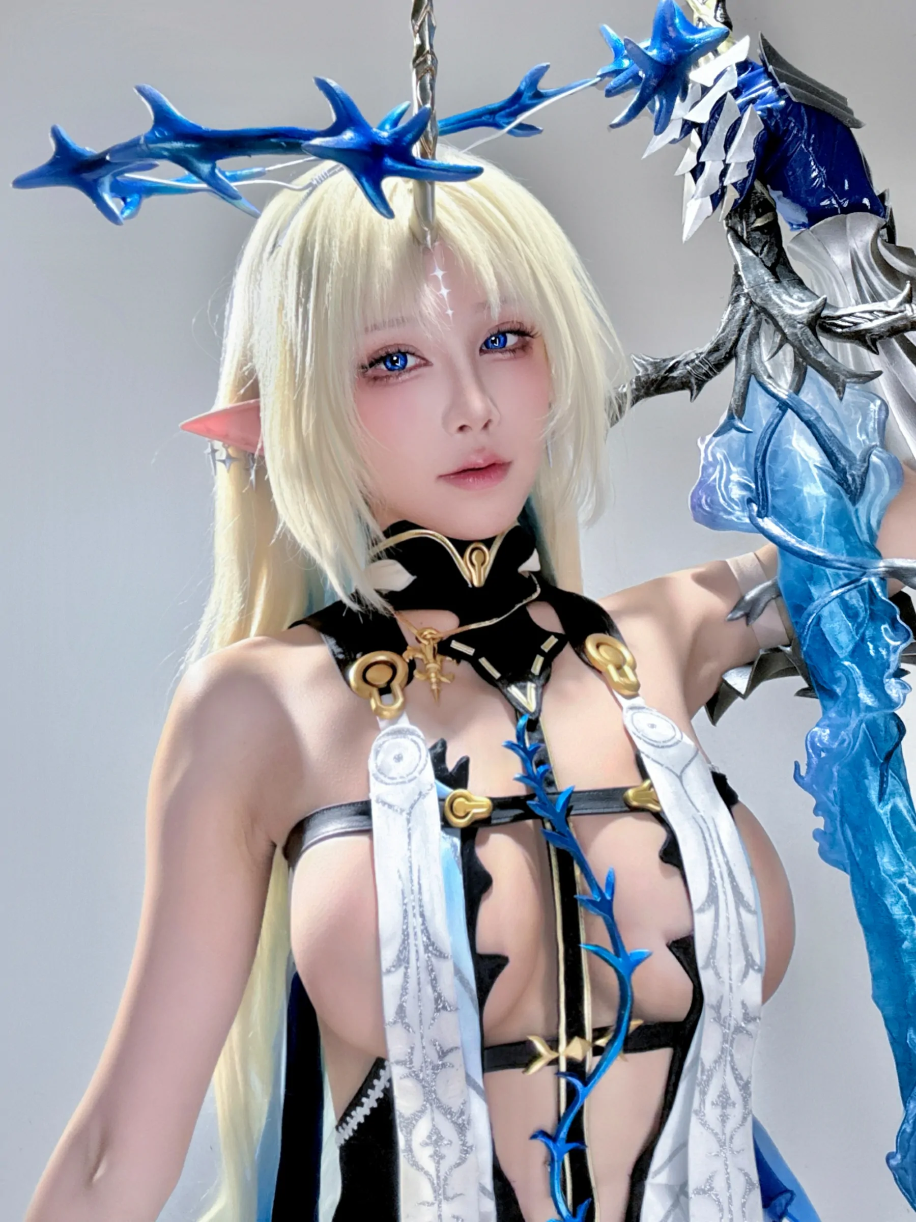 水淼aqua  六月自拍（遐蝶、卡提西娅）[45P] Cosplay-第16张