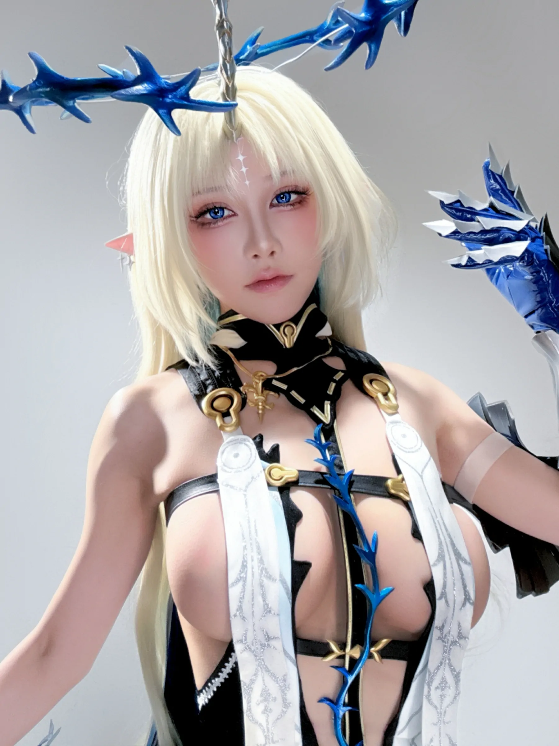水淼aqua  六月自拍（遐蝶、卡提西娅）[45P] Cosplay-第20张