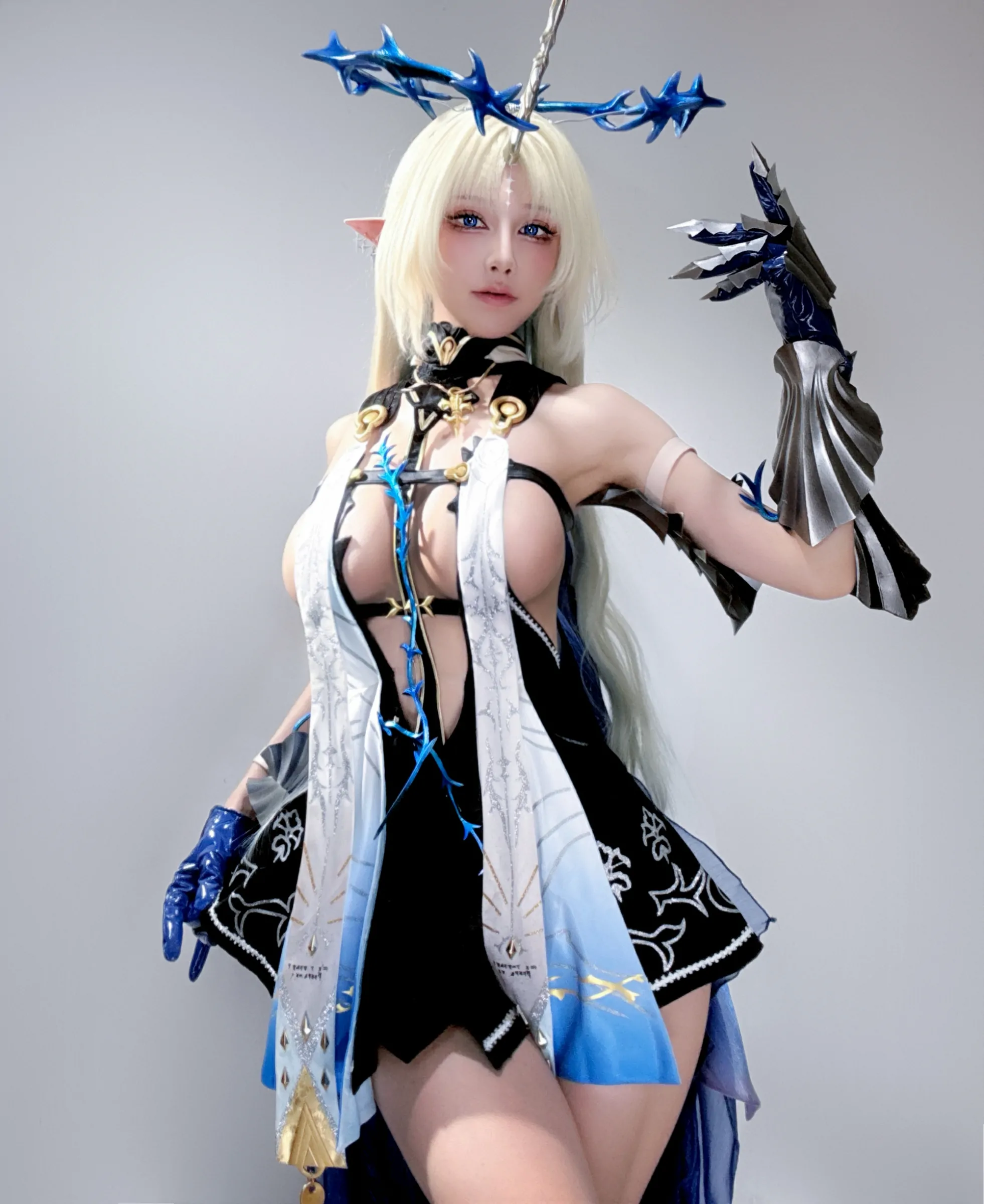水淼aqua  六月自拍（遐蝶、卡提西娅）[45P] Cosplay-第26张