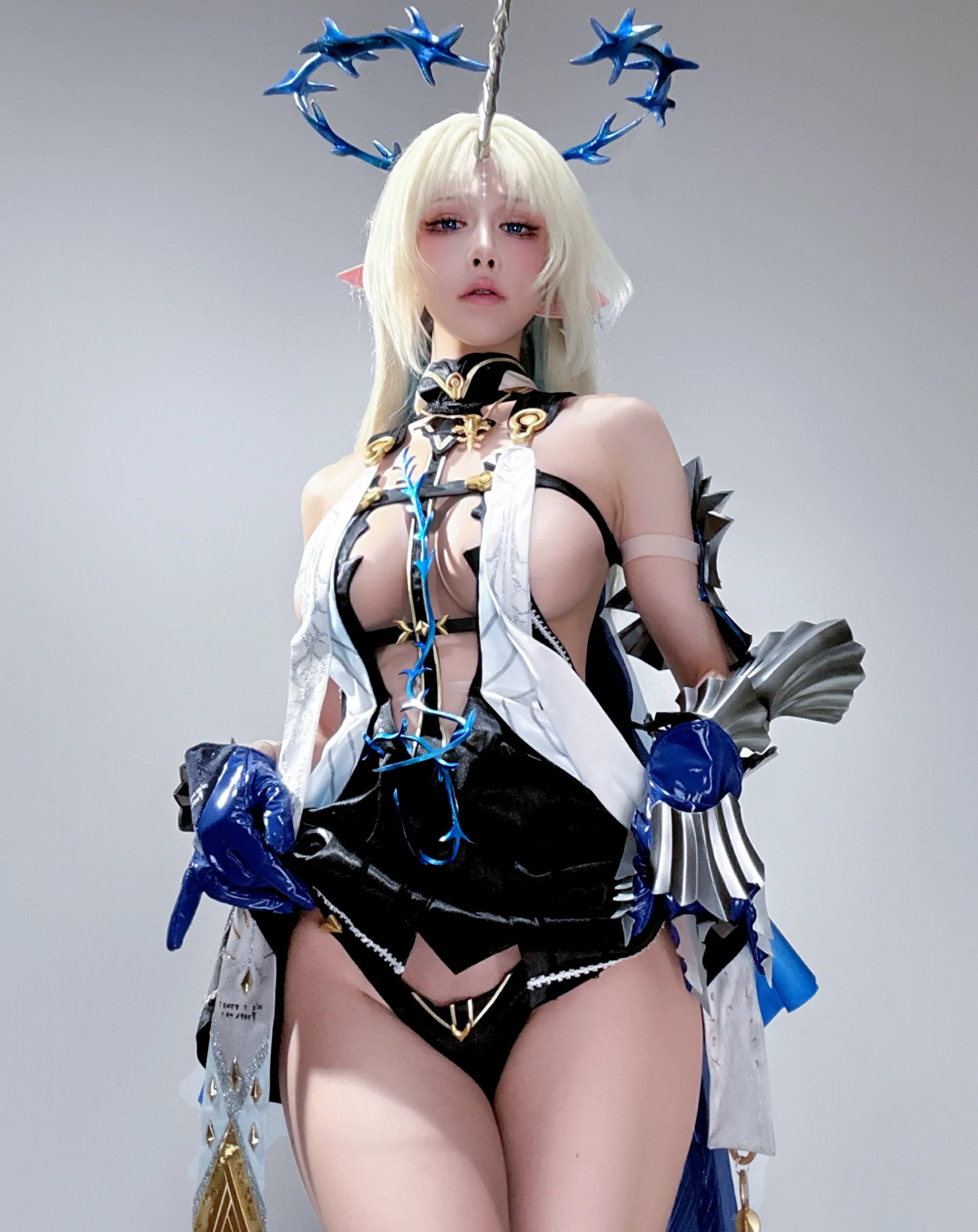 水淼aqua  六月自拍（遐蝶、卡提西娅）[45P] Cosplay-第27张