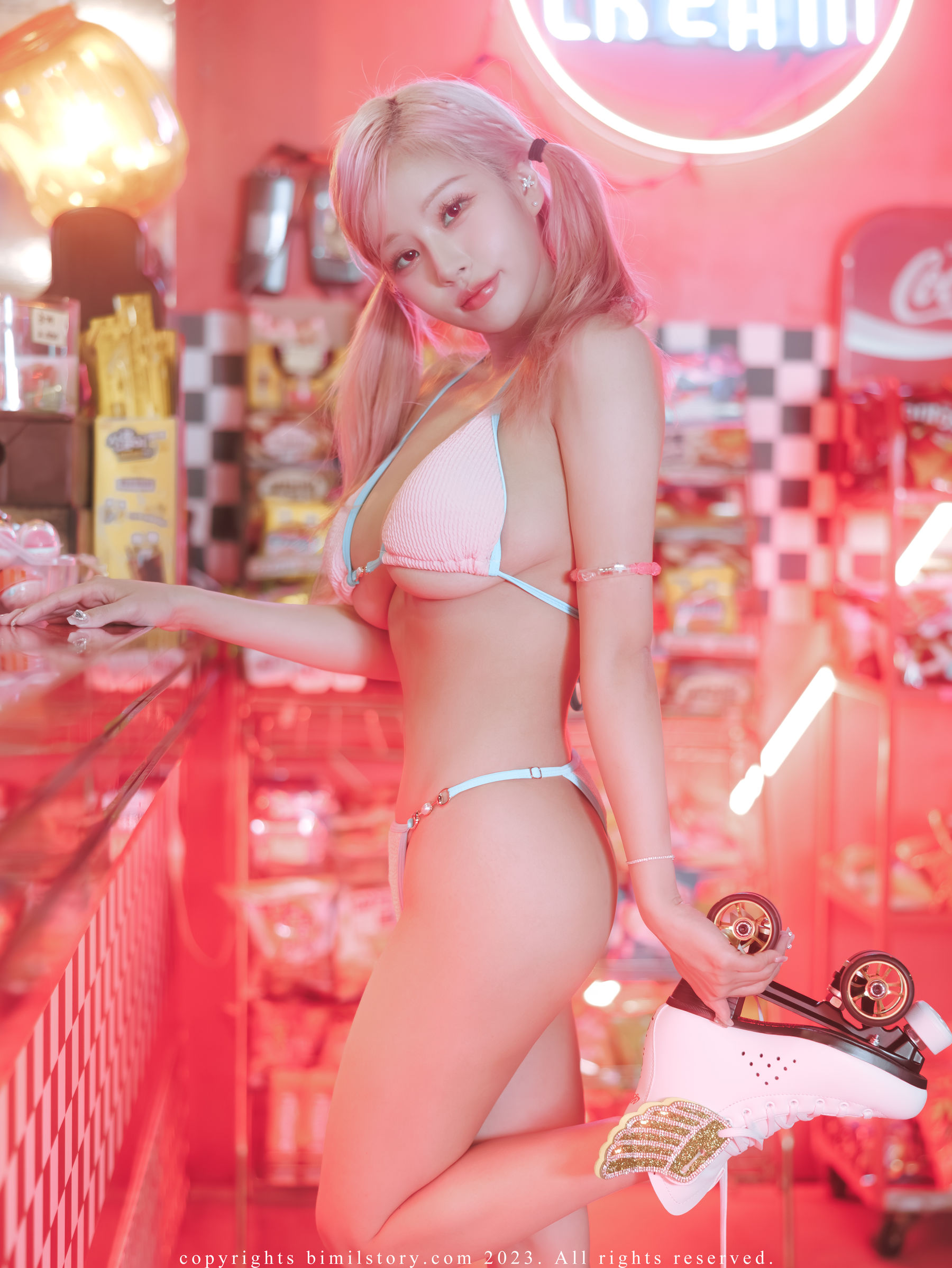 [Bimilstory] BABBYANG – Vol.01 Debut Lolli Roller Girl 日韩写真-第70张