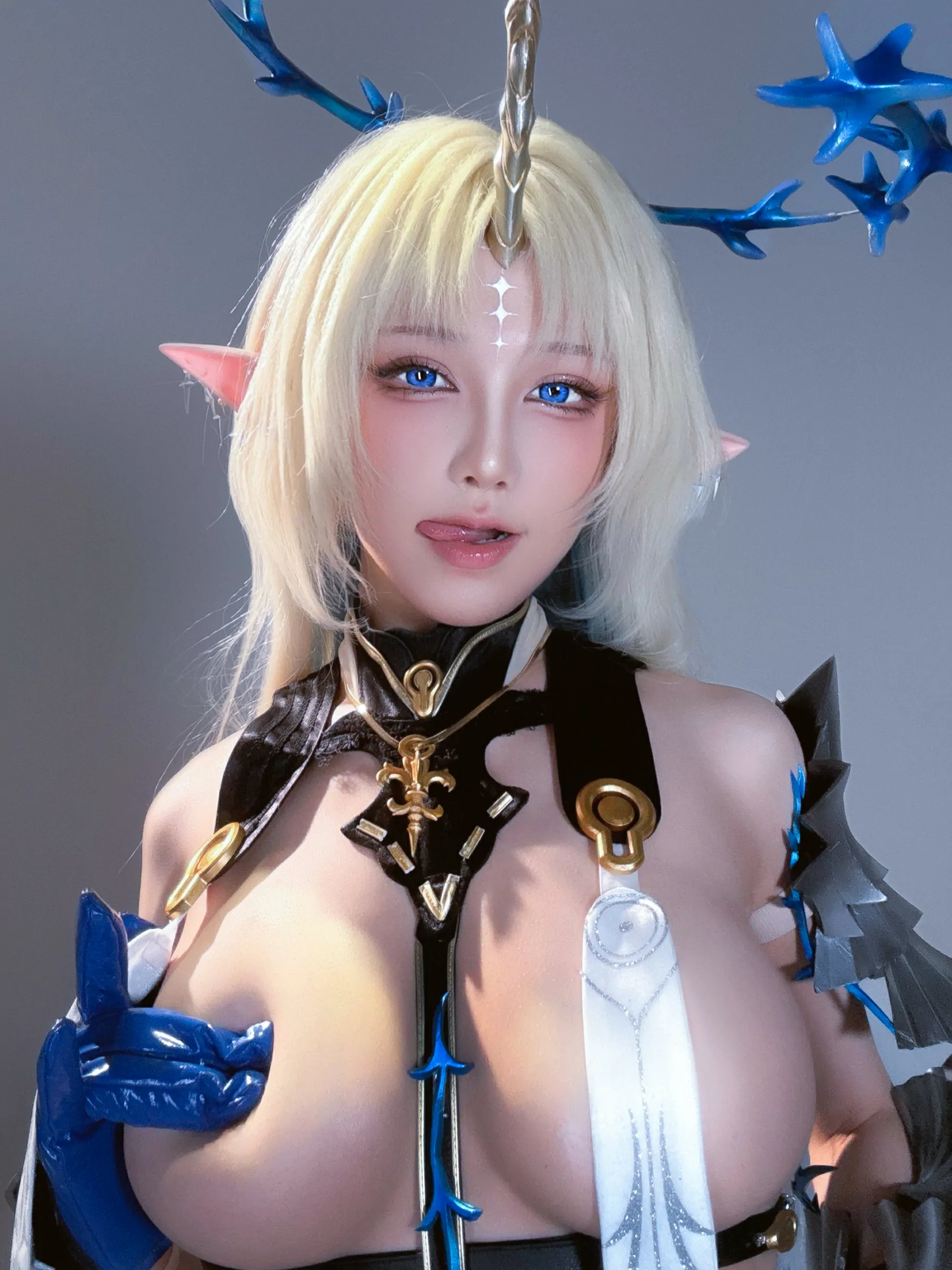 水淼aqua  六月自拍（遐蝶、卡提西娅）[45P] Cosplay-第34张