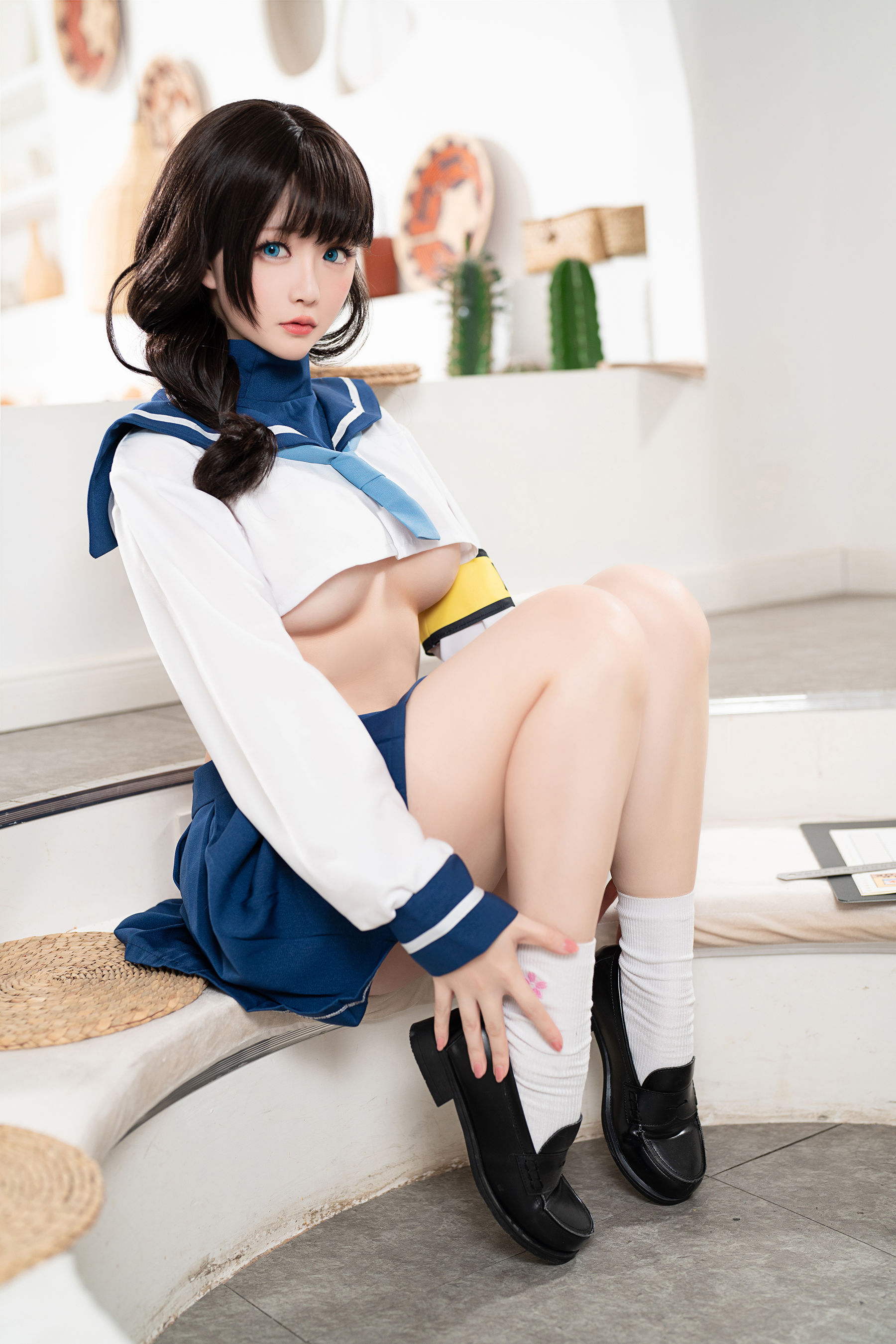 Coser小姐姐星之迟迟 – 风纪委员 Cosplay-第23张