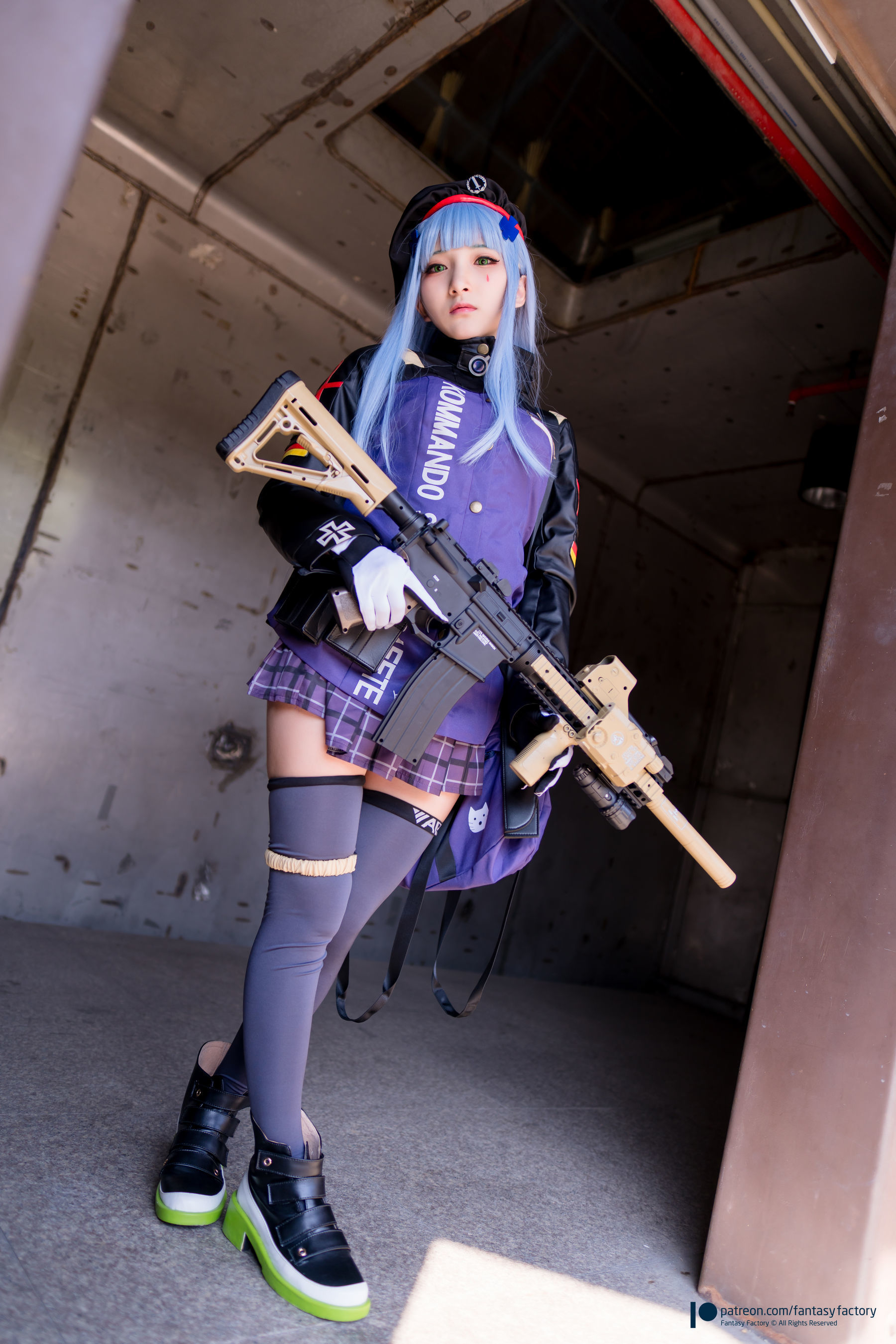 [Fantasy Factory] 小丁Cosplay – 魔女 浴池 黑丝 Cosplay-第57张