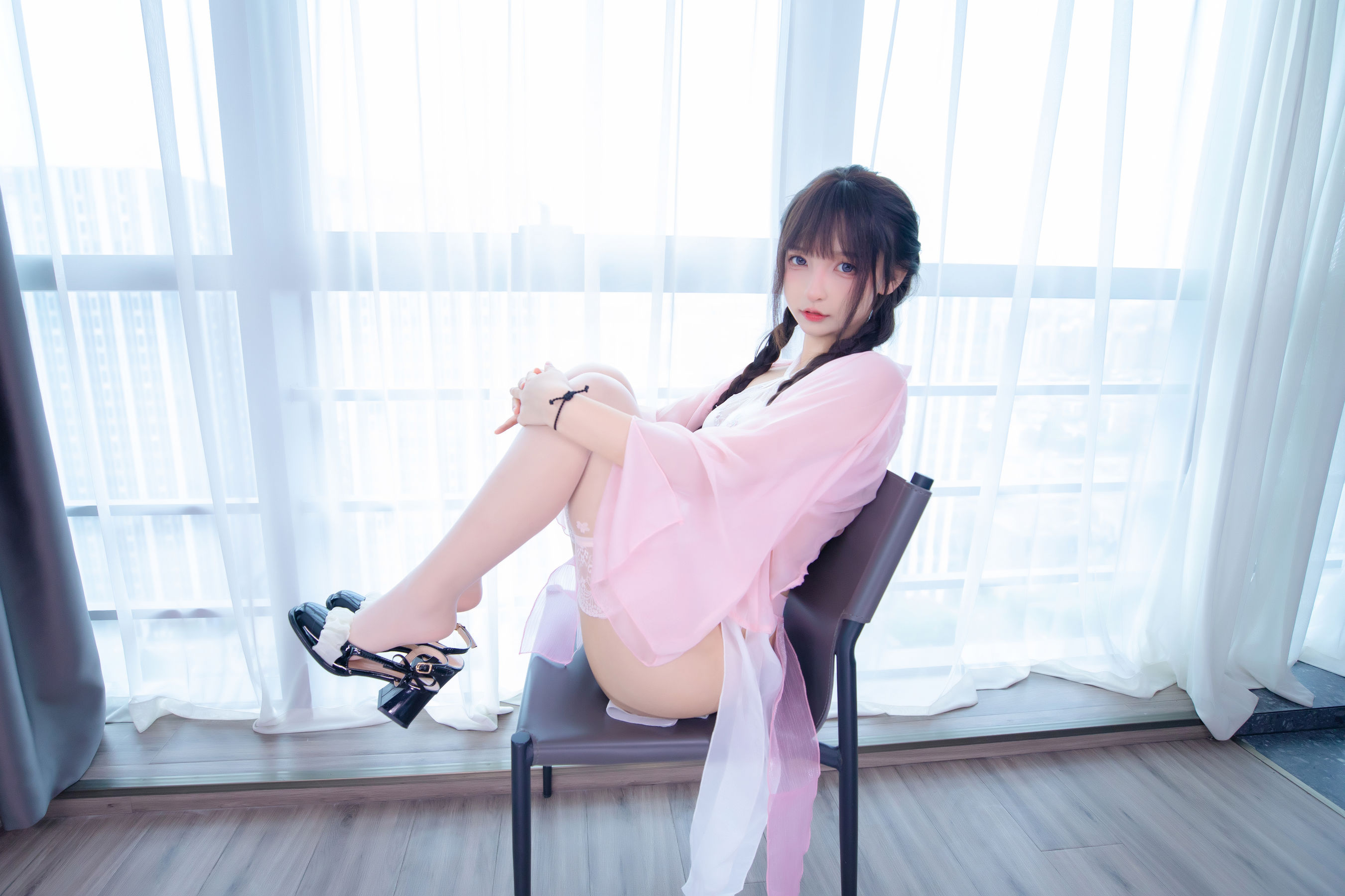 萝莉神楽板真冬 之桃花潭水 Cosplay-第61张