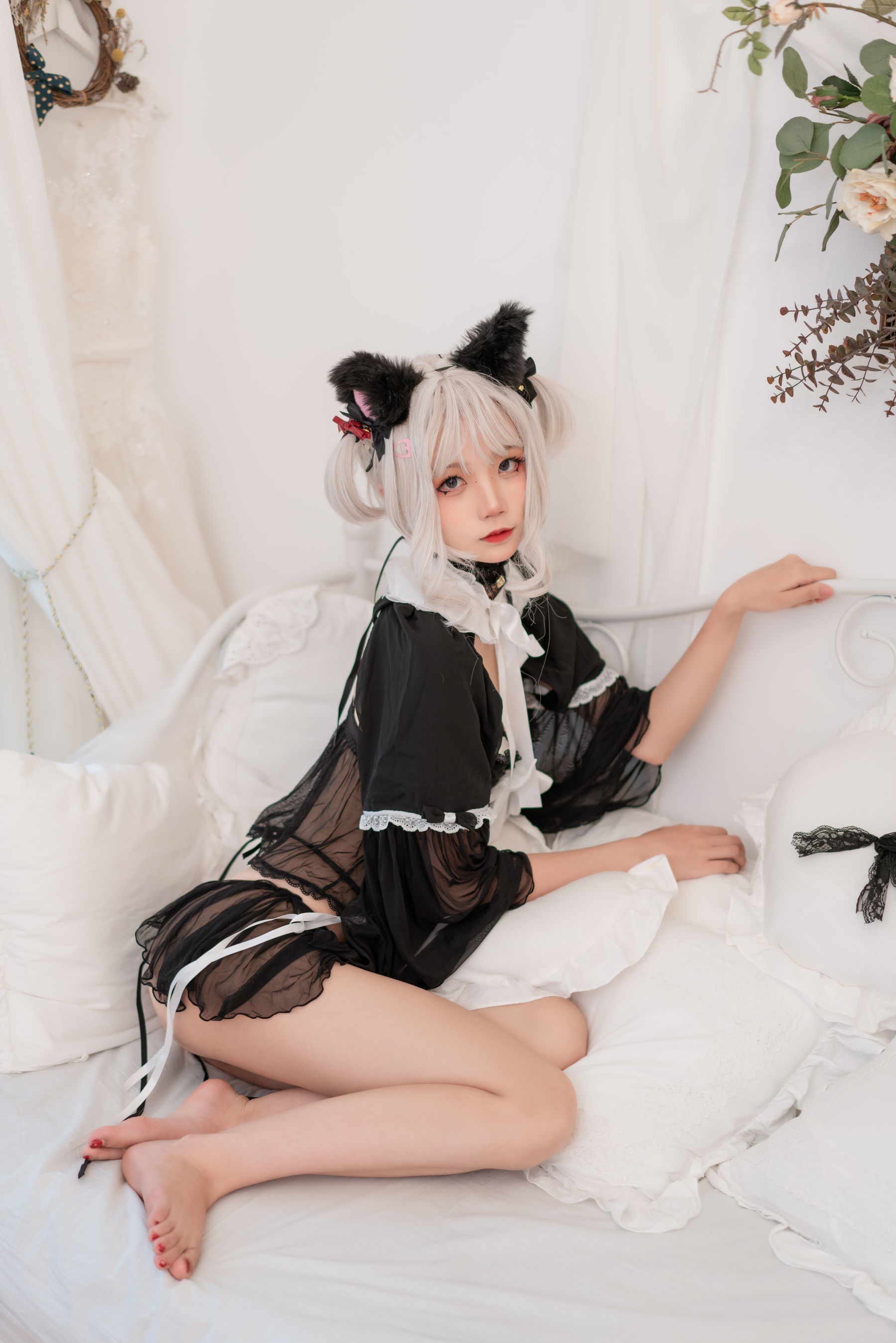 清纯少女五更百鬼 性感猫娘 Cosplay-第10张