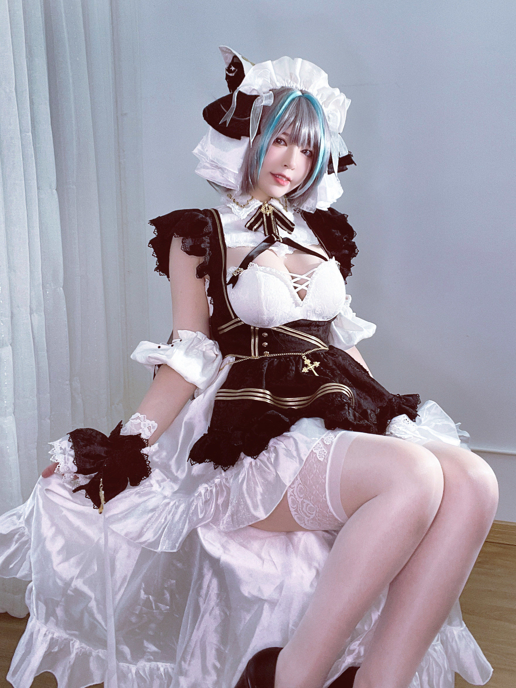 半半子 – 柴郡 Cosplay-第7张
