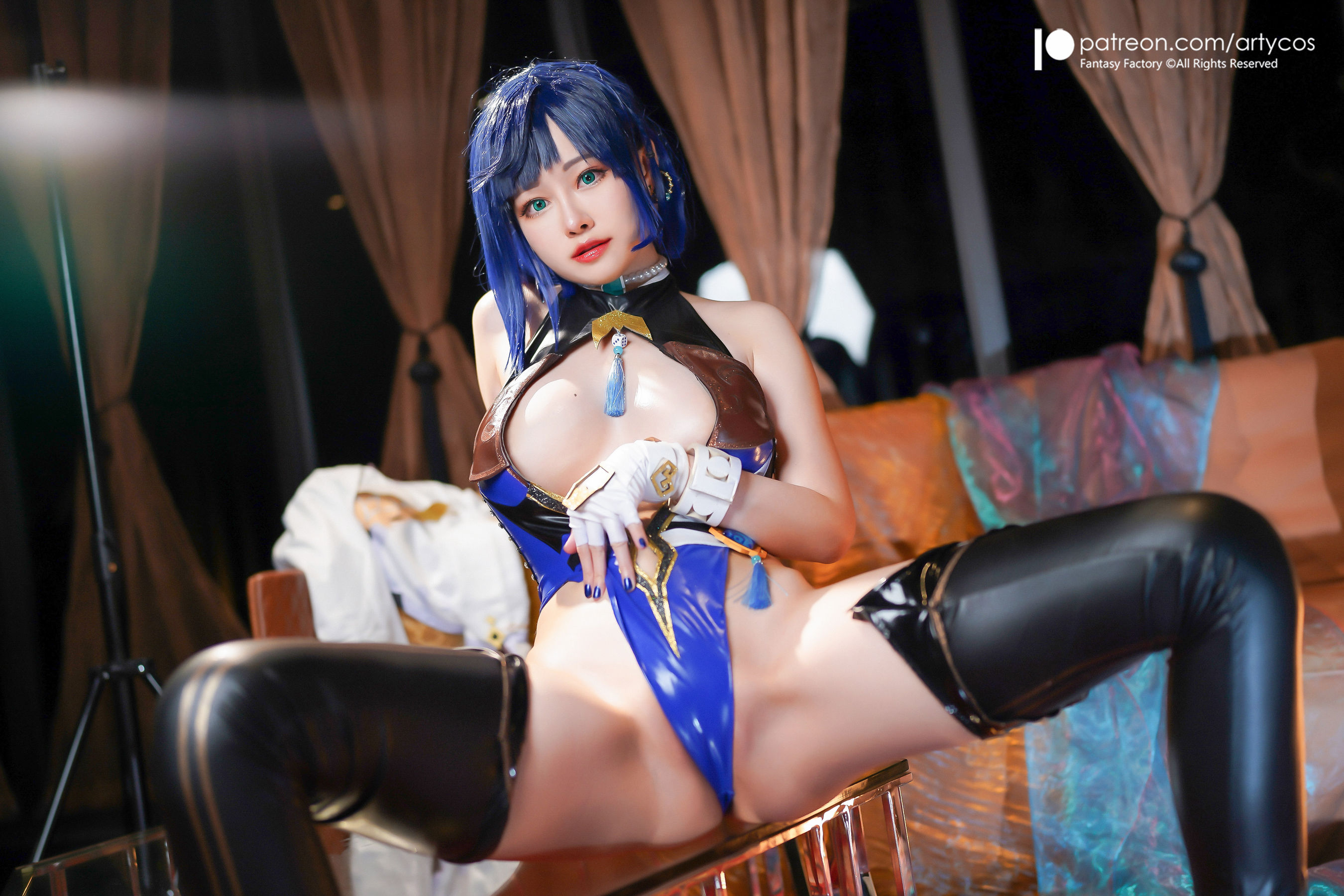 COS妹子Arty亞緹 – Genshin Yelan Cosplay-第32张