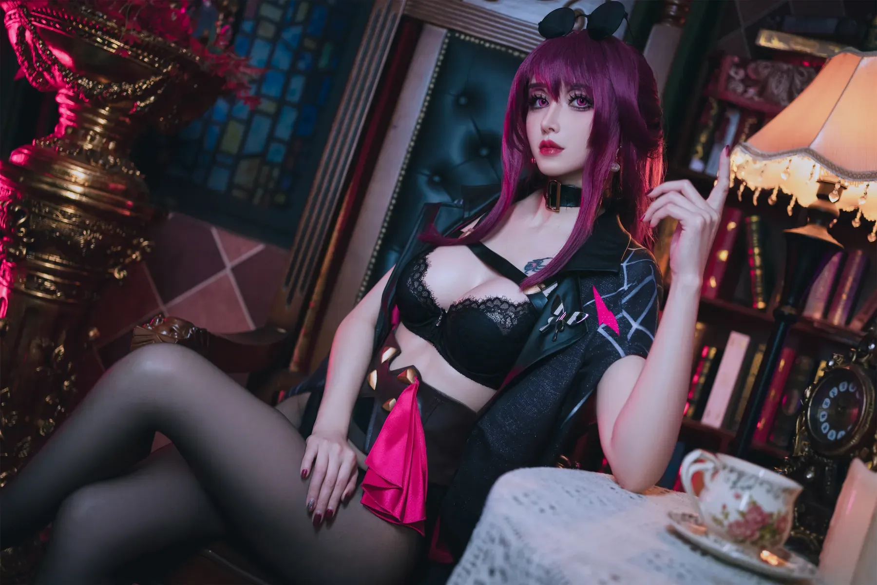 鹿八岁baby – 崩坏∶星穹铁道 卡芙卡 Cosplay-第9张