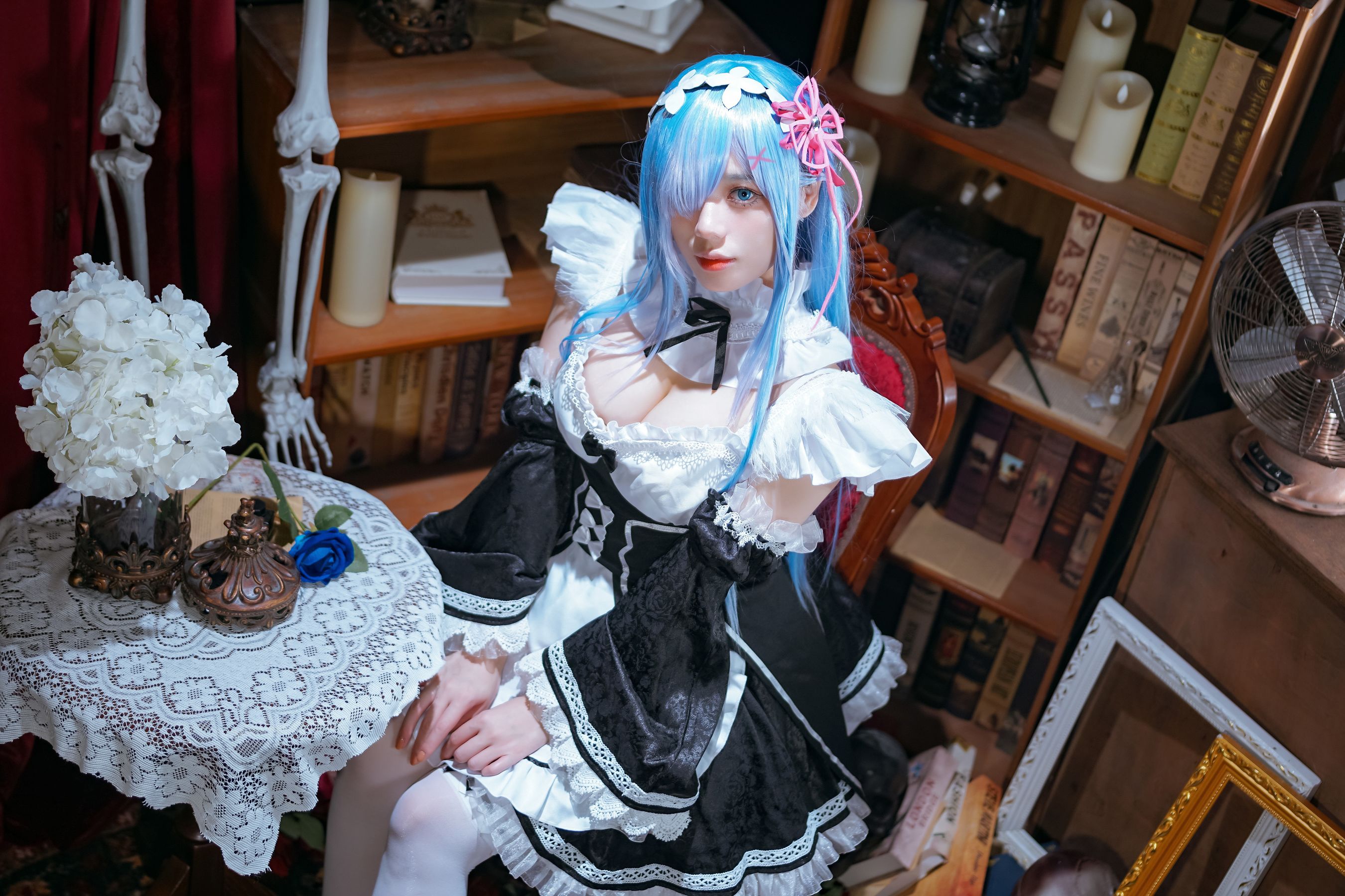 九言 – 雷姆 Cosplay-第6张