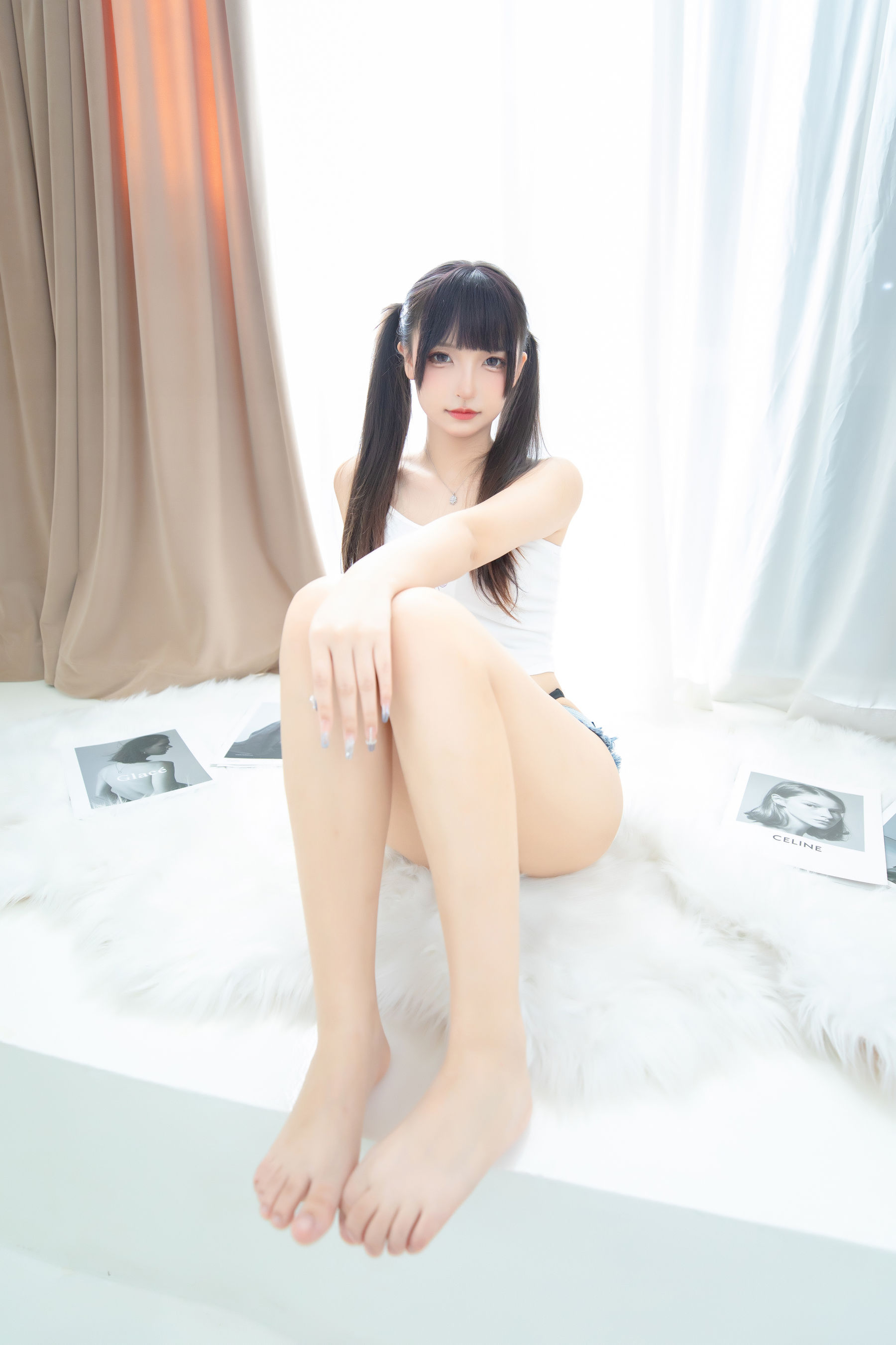 萝莉神楽板真冬 之牛仔兔兔 Cosplay-第61张