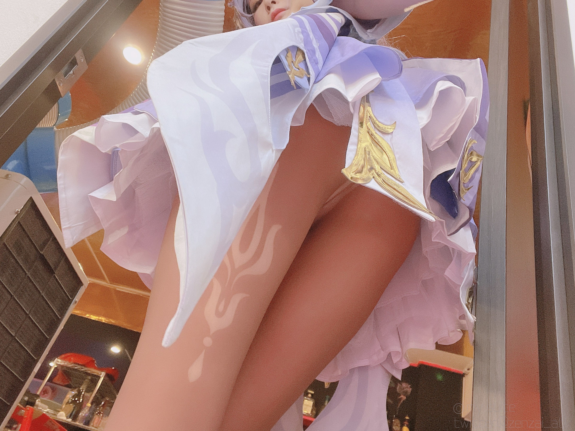 (Cosplay)[my suite] Atsuki あつき – Keqing 刻晴 (Genshin Impact) Cosplay-第18张