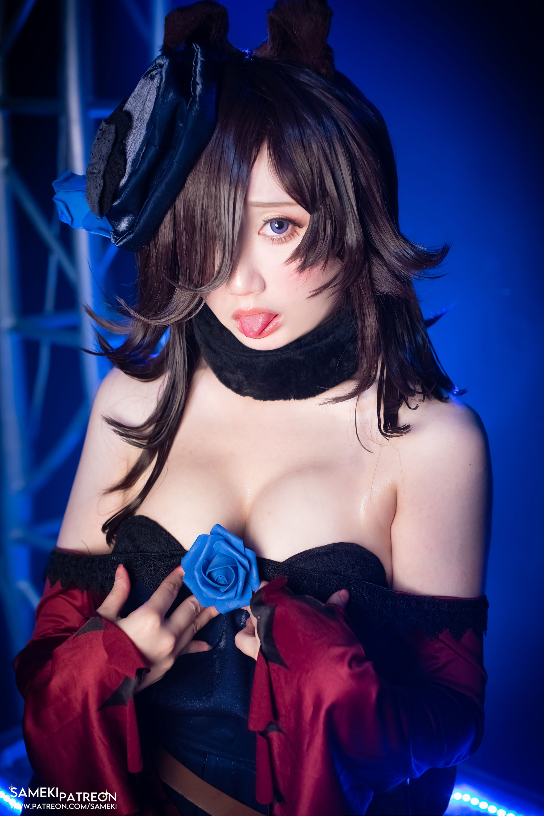 Sameki – うま娘 ライスシャワー Cosplay-第4张