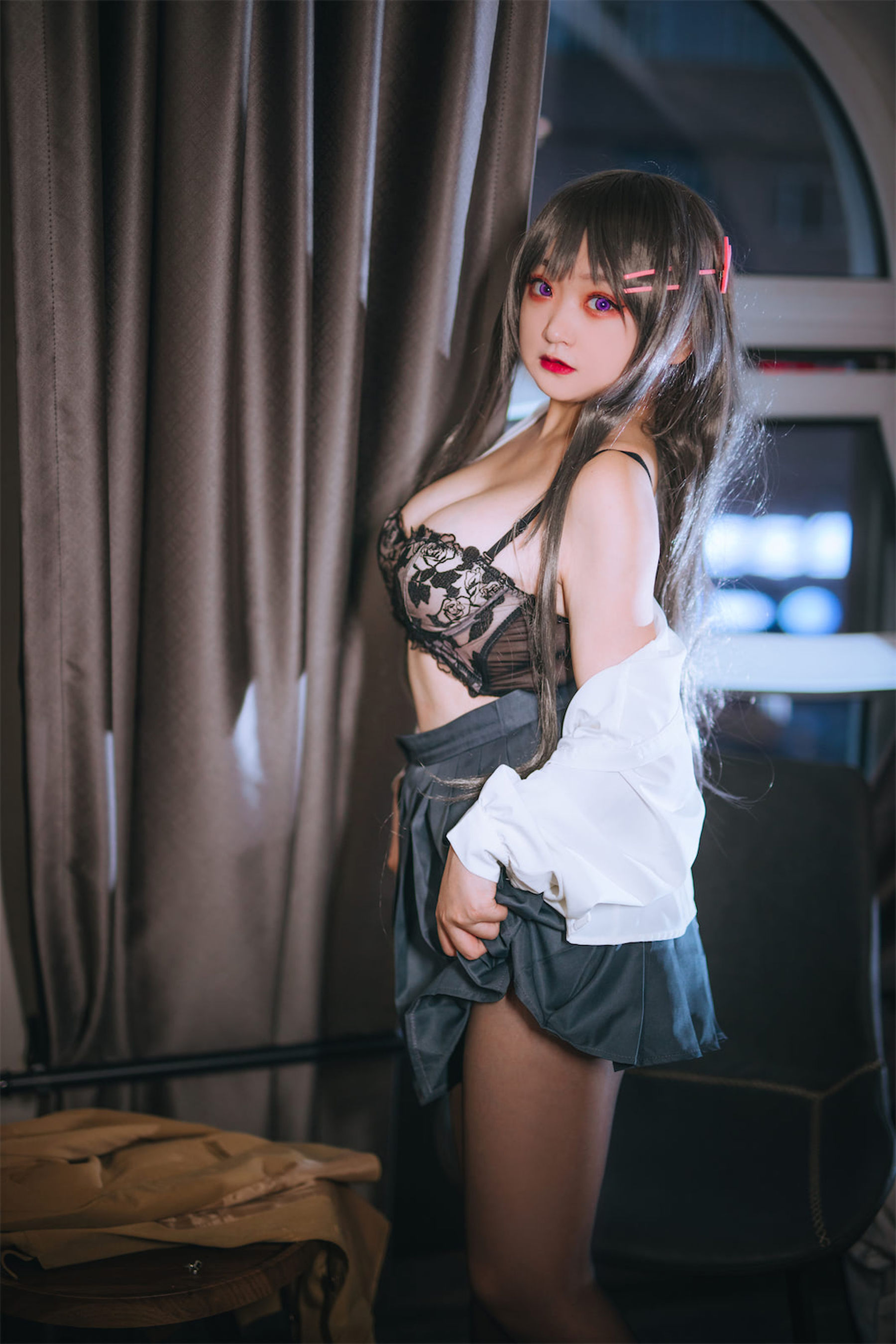 动漫博主恩田直幸 – 麻衣学姐 Cosplay-第7张