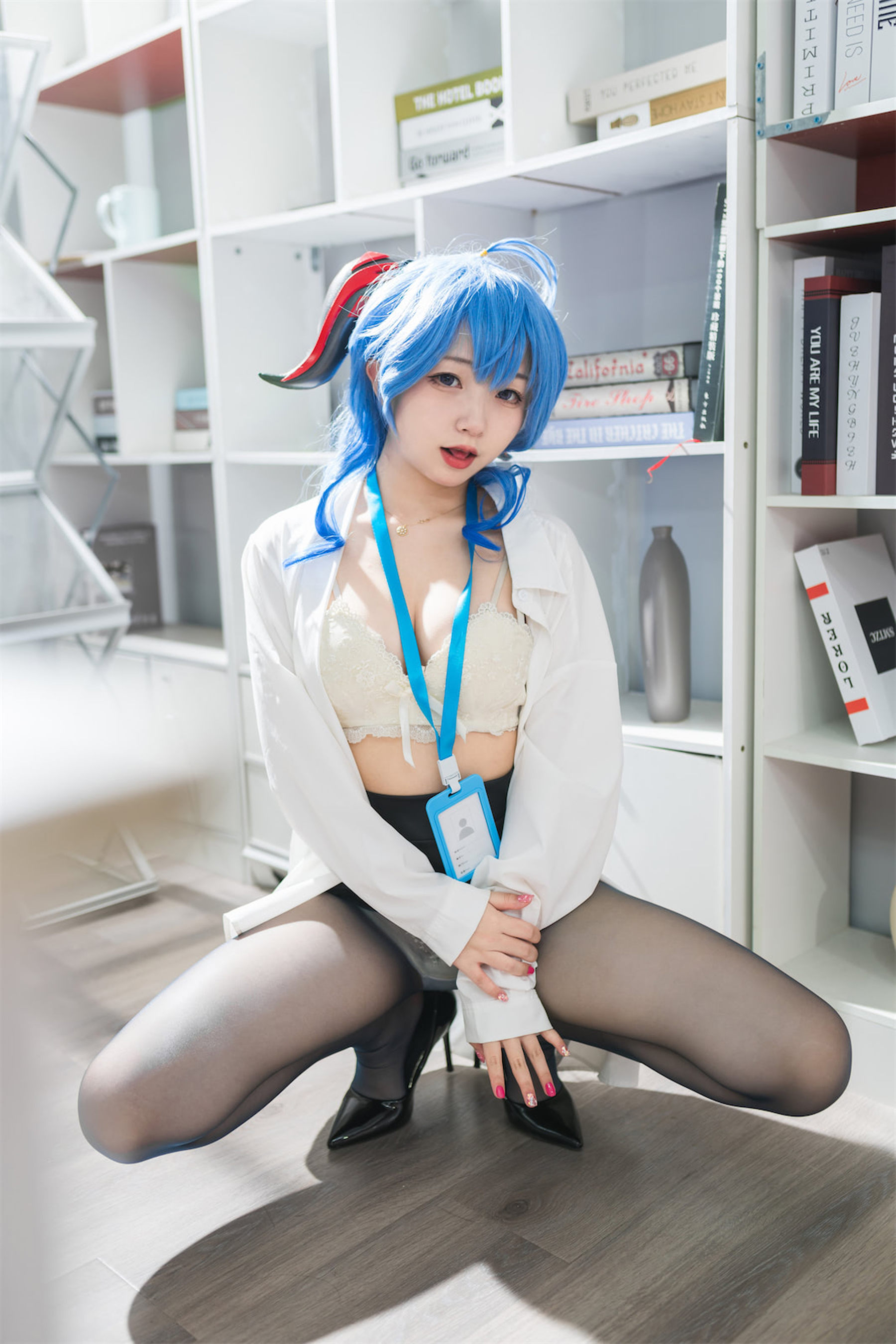 花铃 – 甘雨秘书OL Cosplay-第5张