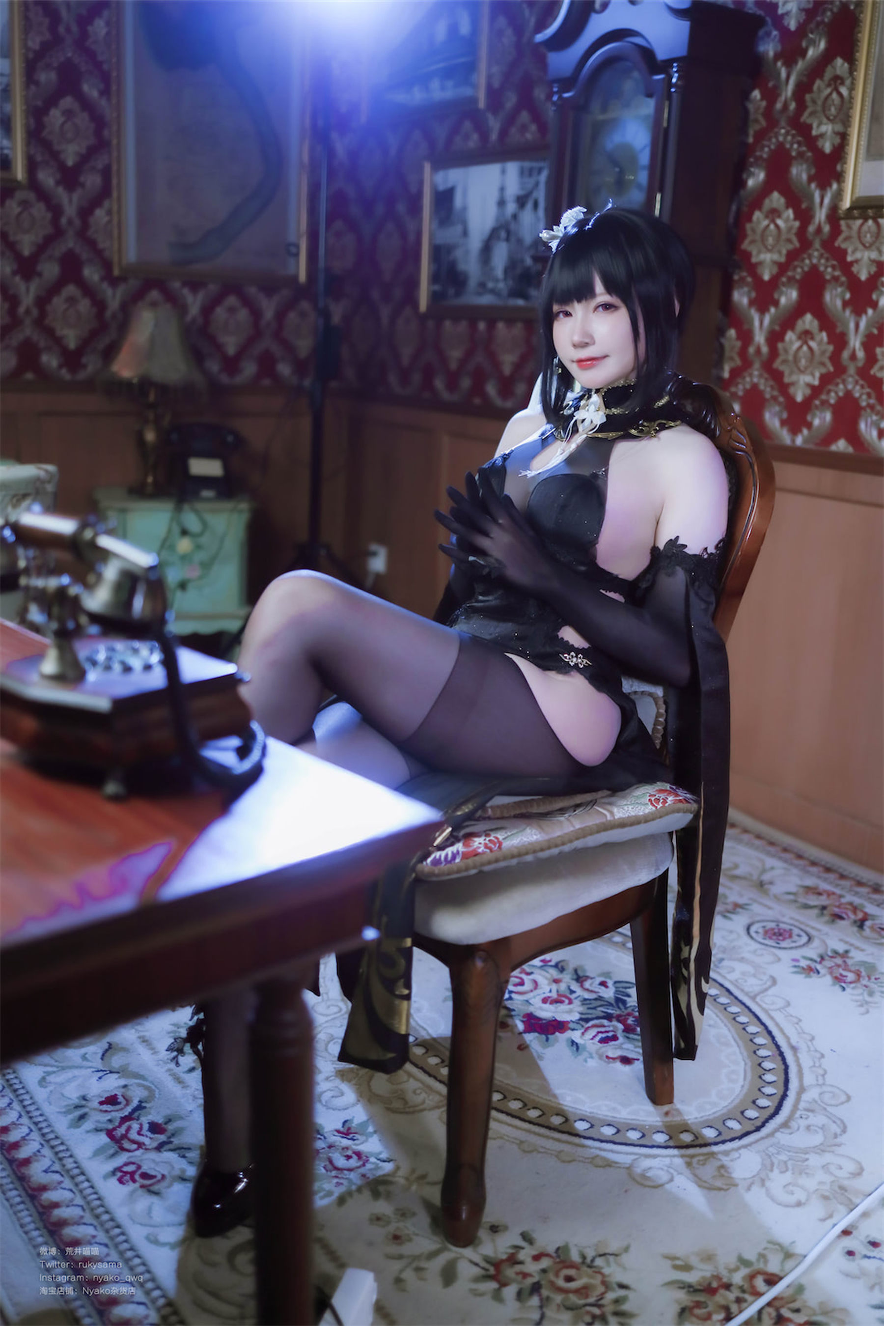 Nyako喵子 – 碧蓝航线镇海 Cosplay-第46张