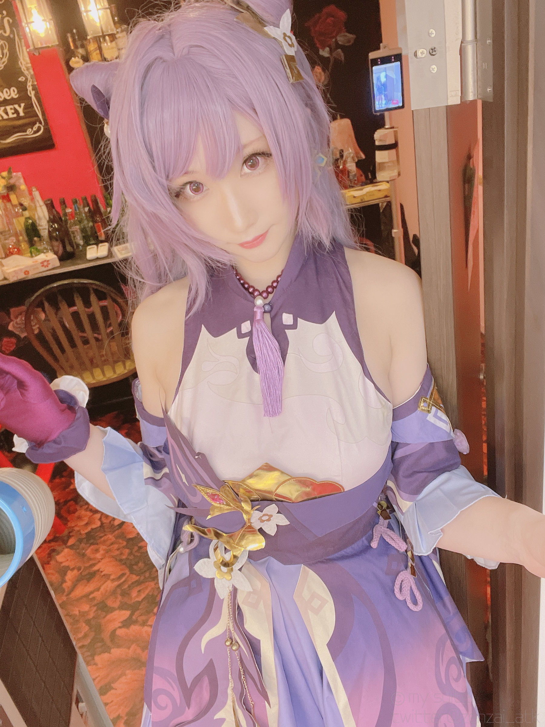 (Cosplay)[my suite] Atsuki あつき – Keqing 刻晴 (Genshin Impact) Cosplay-第28张