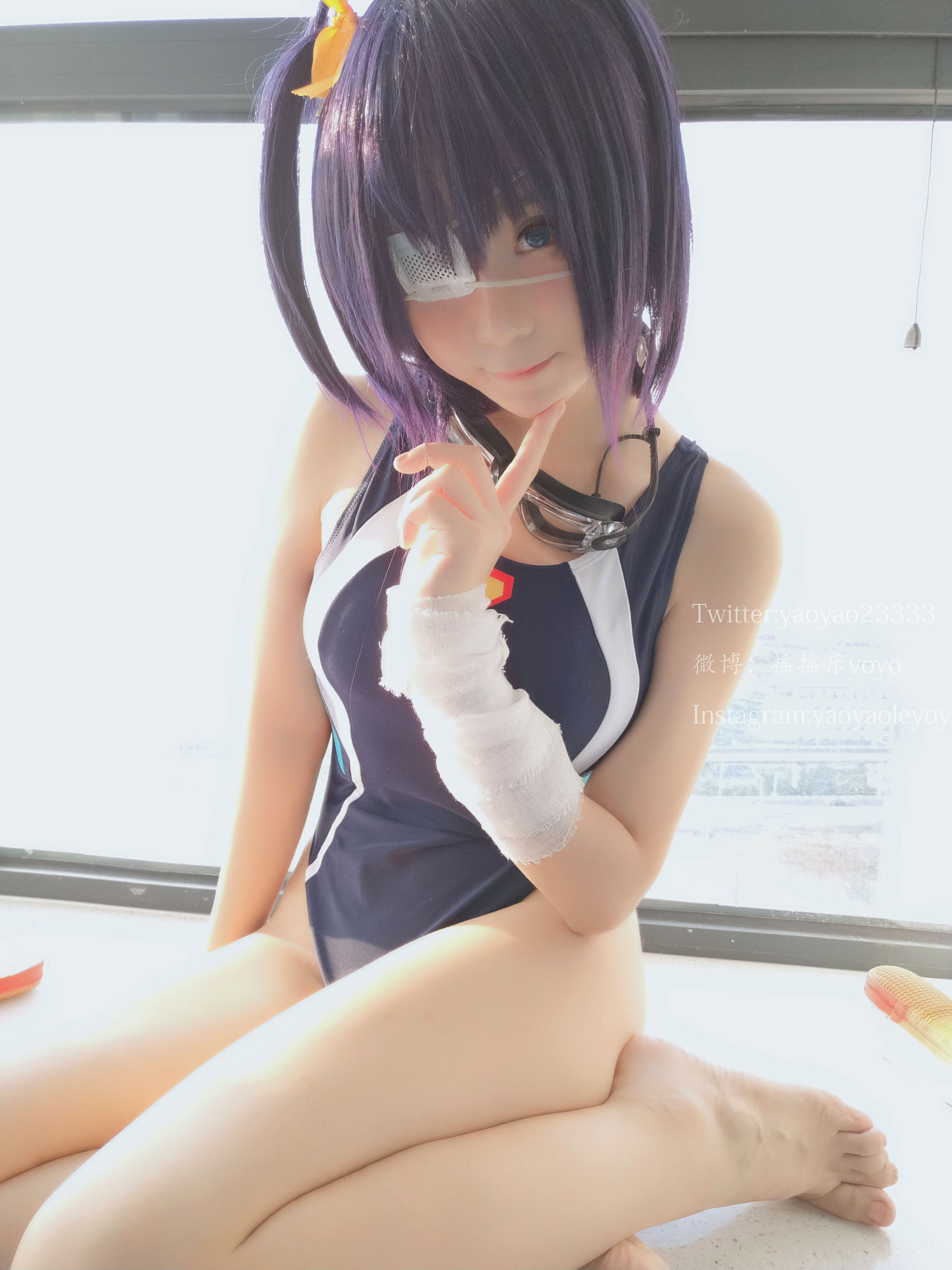 萌妹子Coser摇摇乐yoyo 六花 Cosplay-第4张