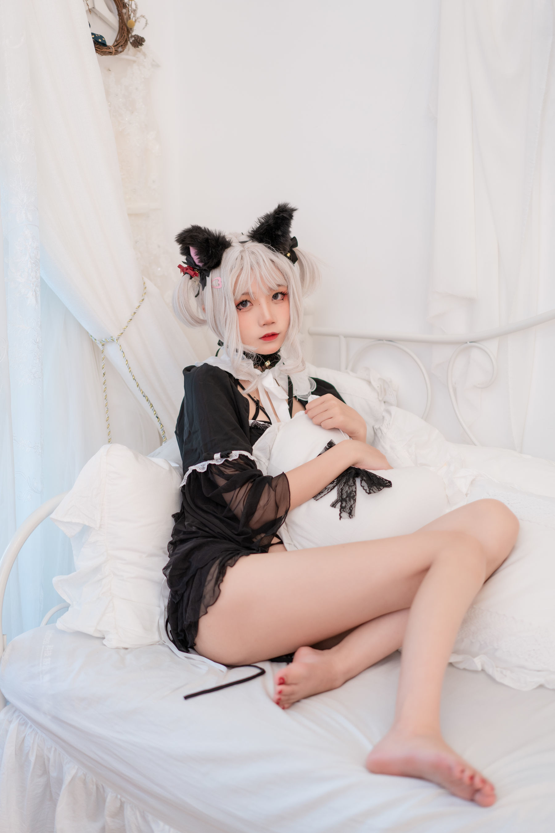 清纯少女五更百鬼 性感猫娘 Cosplay-第9张