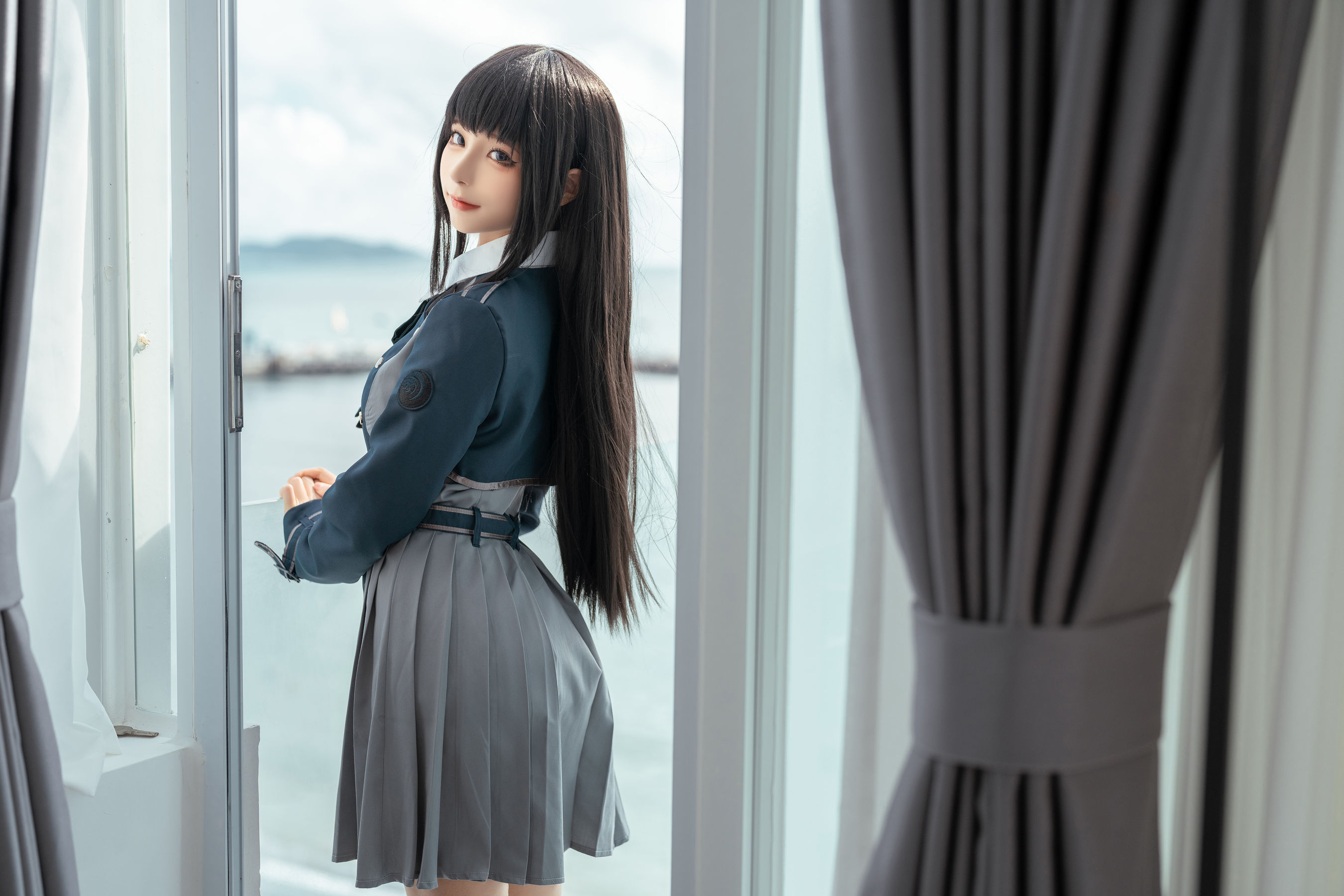 动漫博主蠢沫沫桃良阿宅 – 莉可x莉丝 Cosplay-第4张