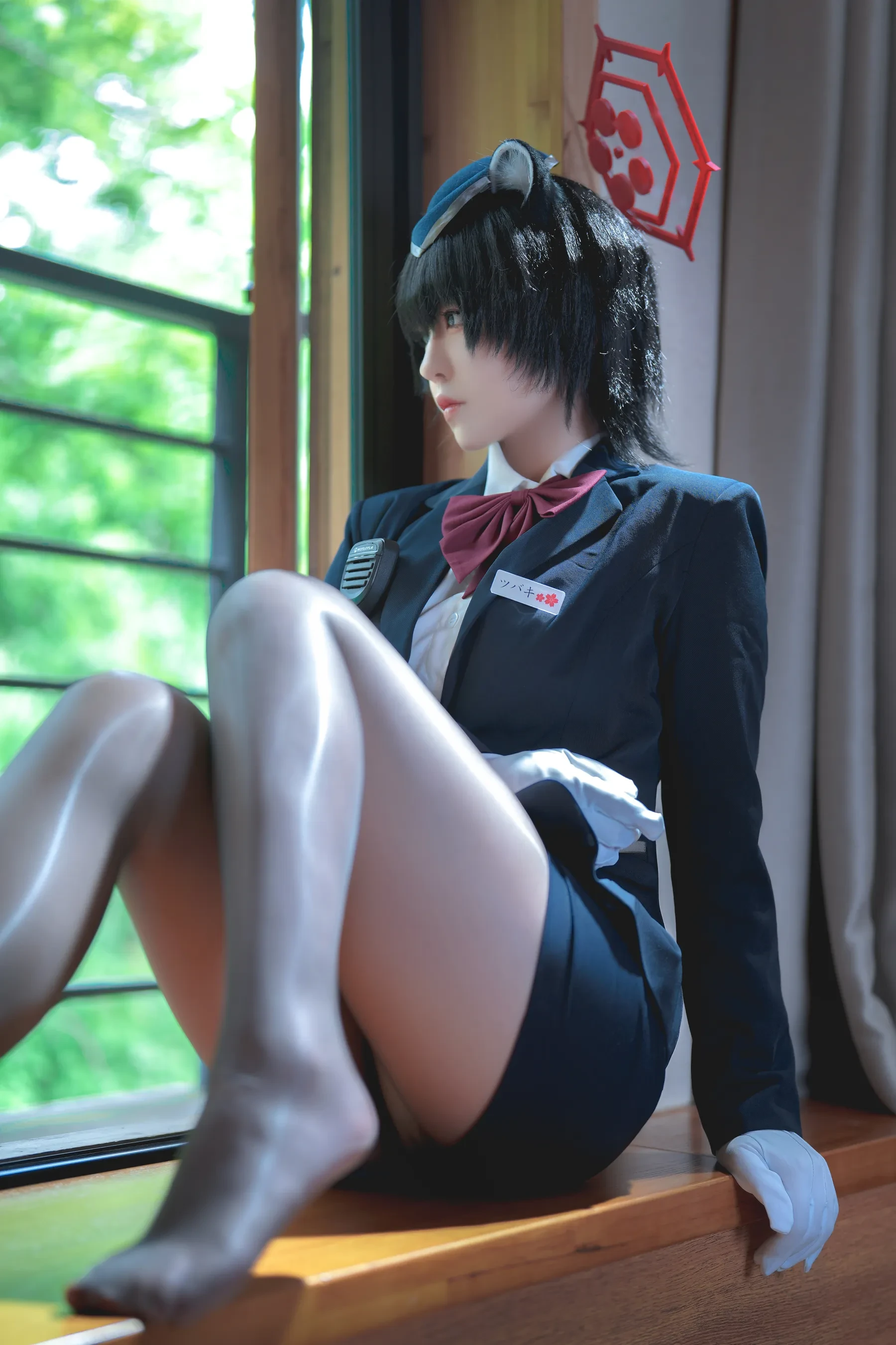 半半子 – ガイド春日ツバキ Cosplay-第20张