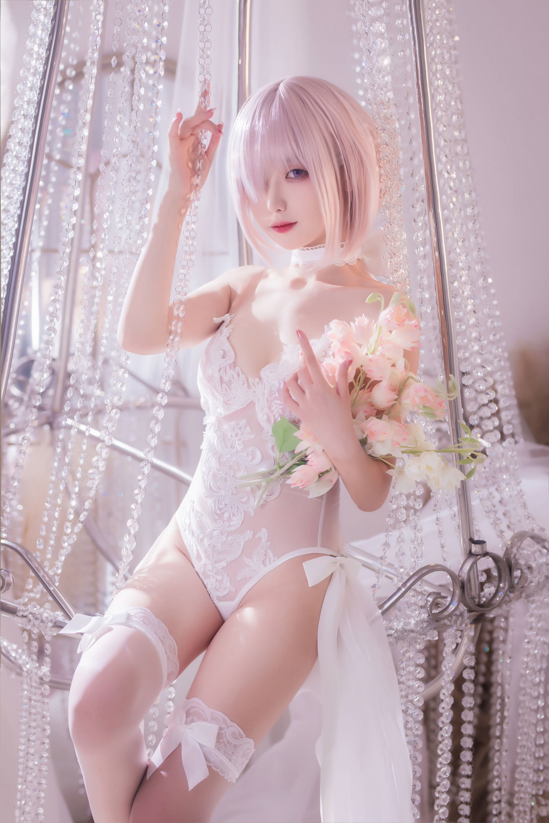 动漫博主封疆疆v – 婚纱玛修 Cosplay-第31张