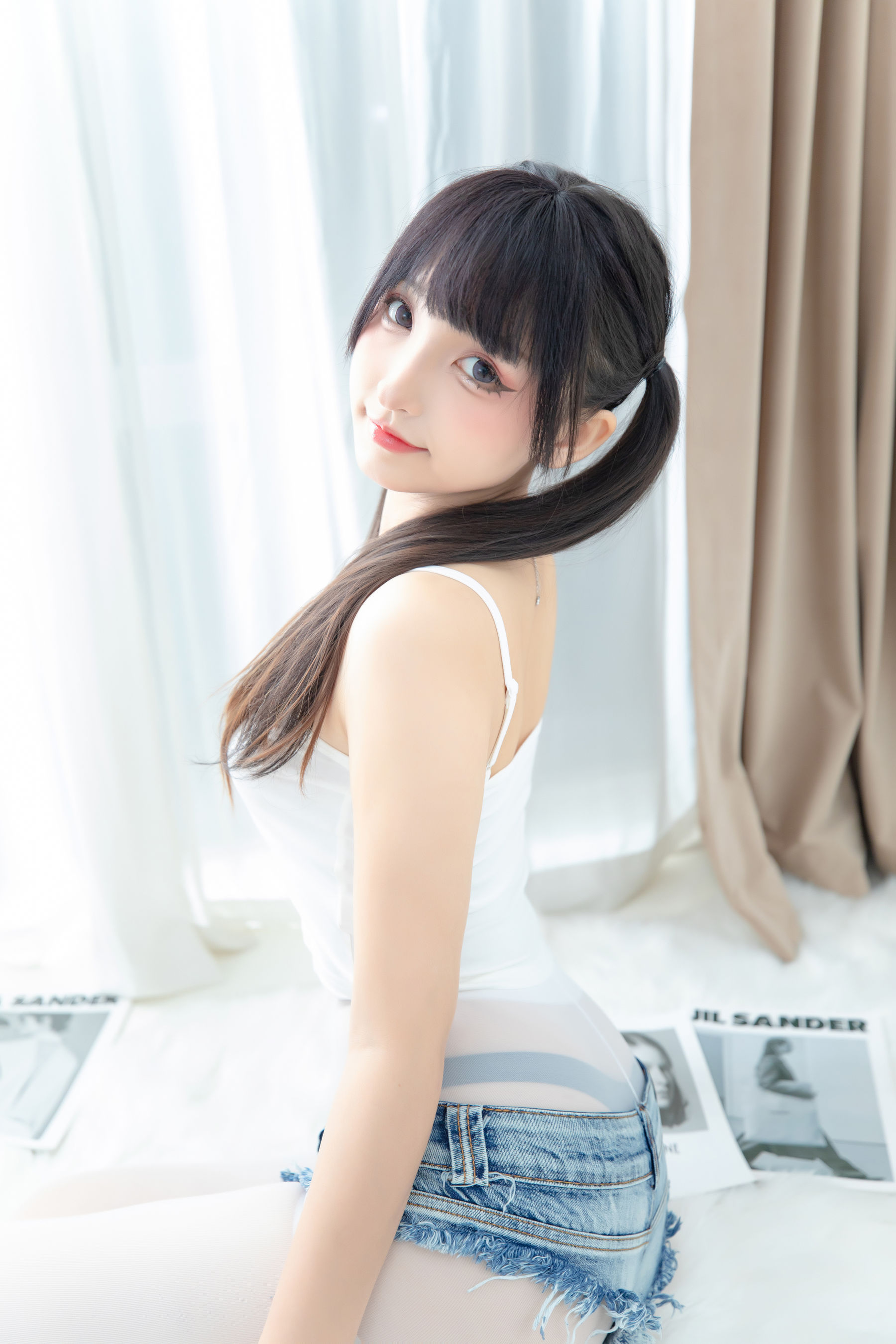 萝莉神楽板真冬 之牛仔兔兔 Cosplay-第10张