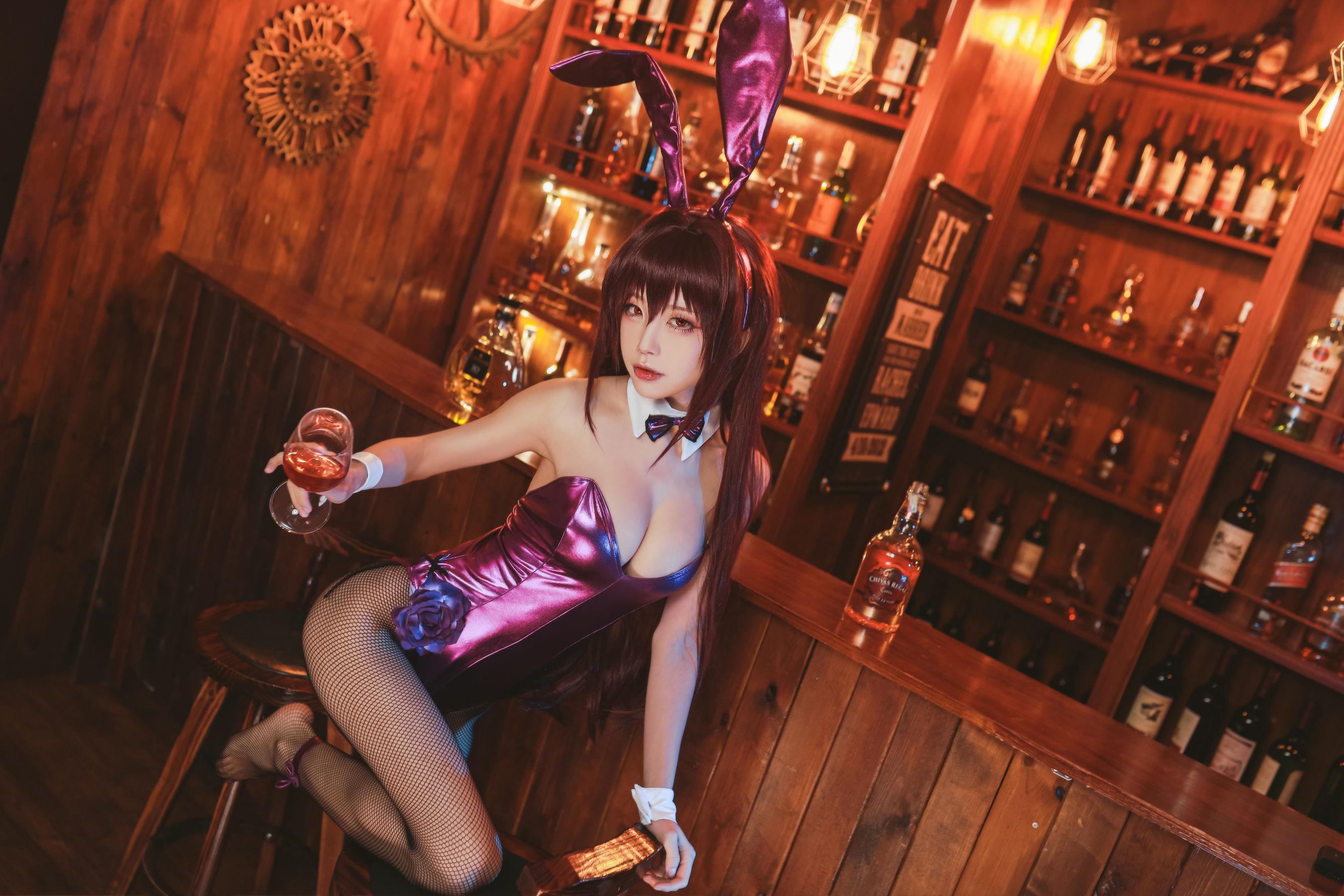 [Cosplay写真] 动漫博主水淼aqua – 斯卡哈 Cosplay-第2张