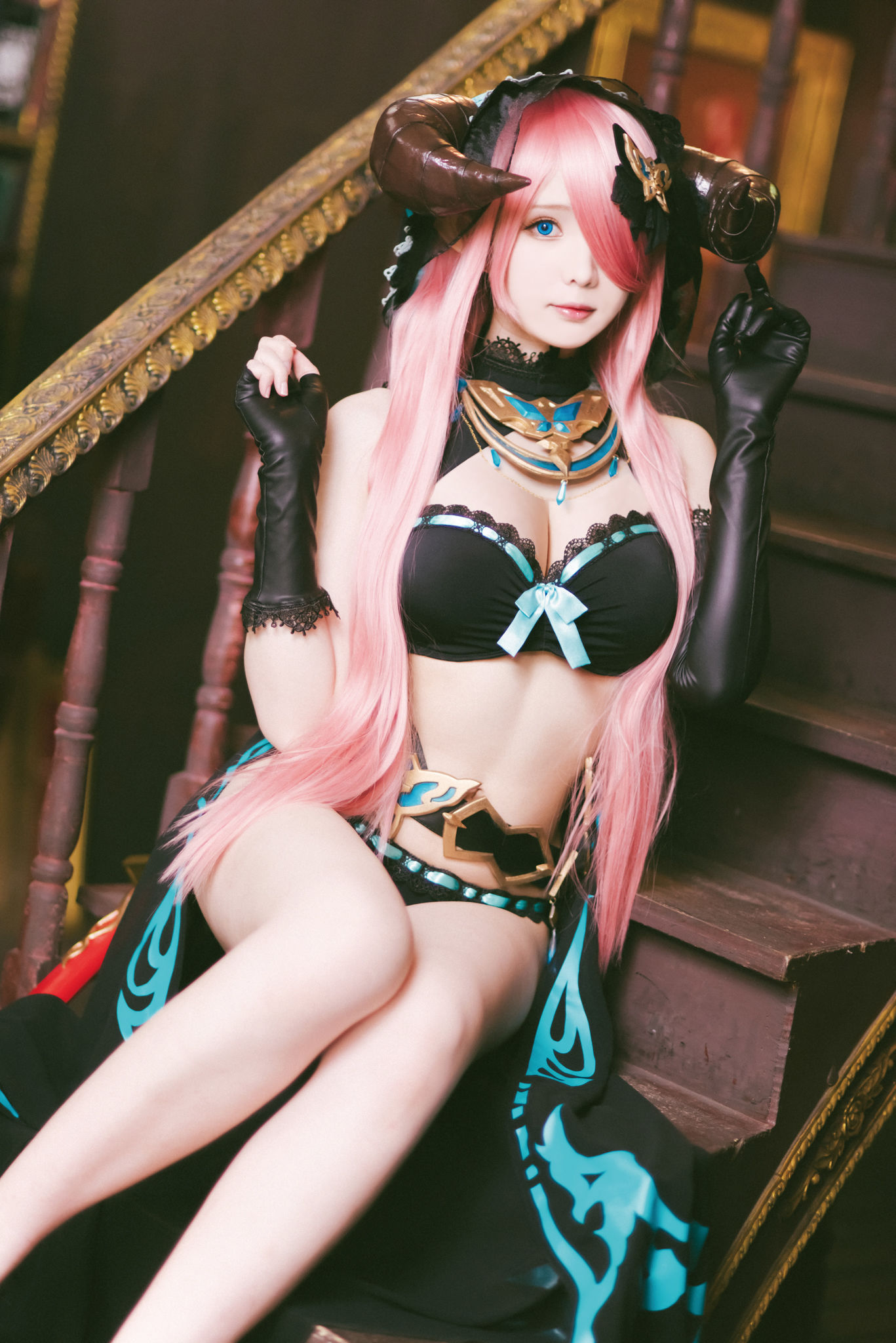 微博妹纸霜月shimo – 碧蓝幻想 娜尔梅亚 Cosplay-第45张