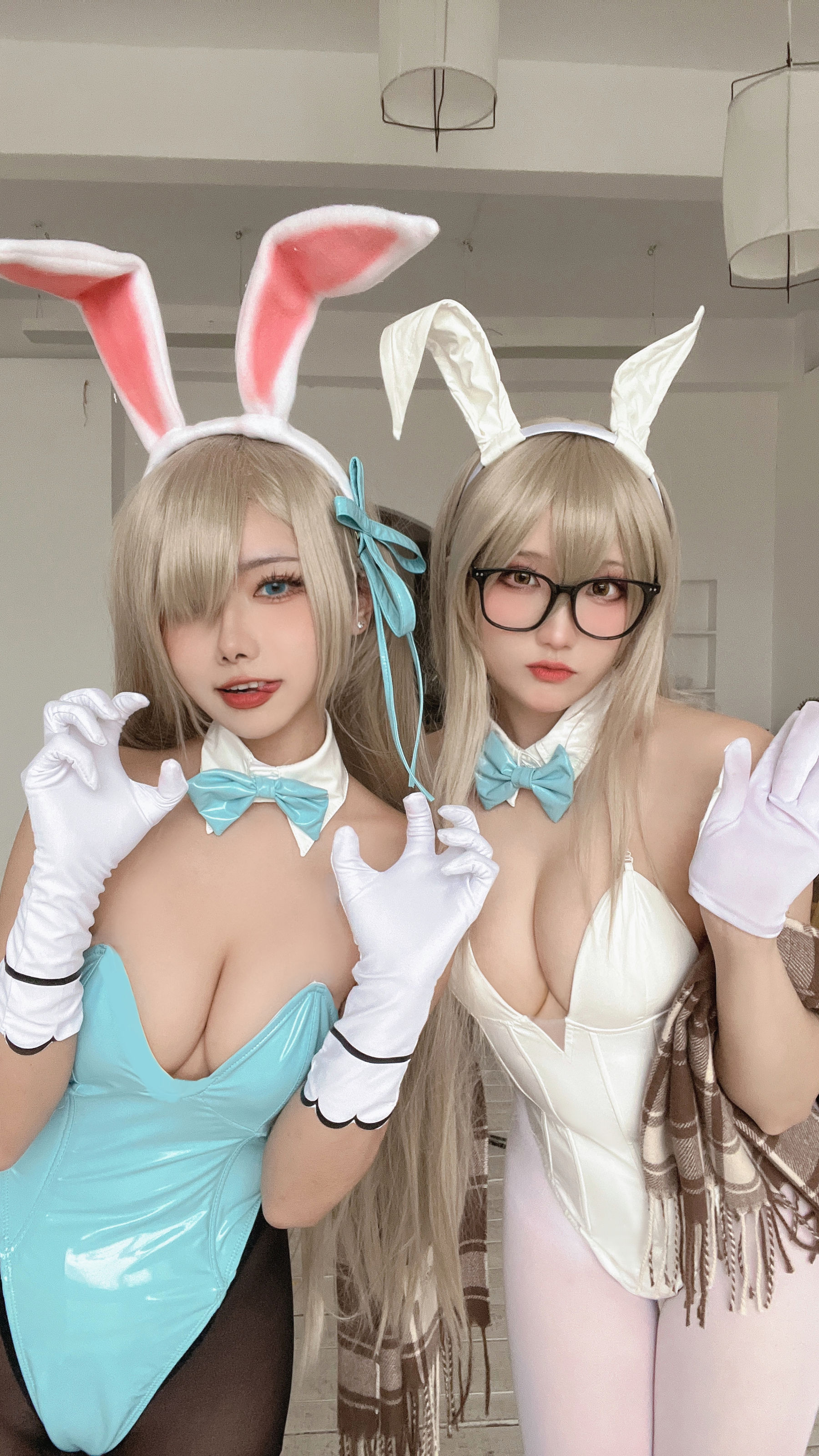 微博妹子Momoko葵葵瓜希酱 – BA兔女郎 Cosplay-第4张