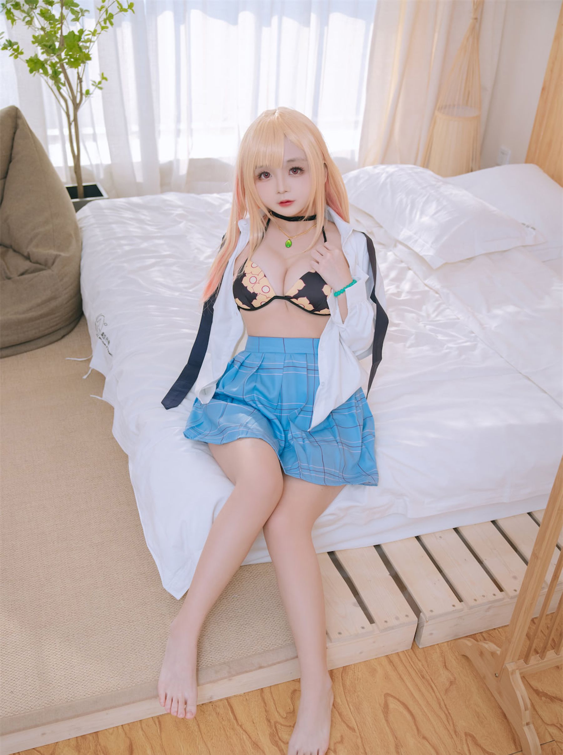 Cosplay日奈娇 – 更衣人偶喜多川海梦泳装 Cosplay-第53张
