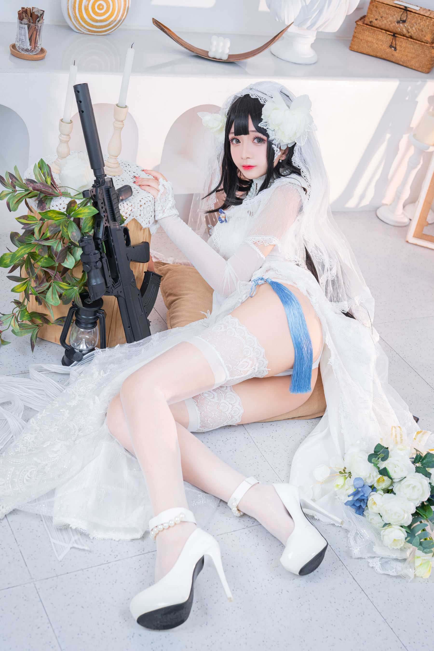 Cosplay日奈娇 – 95式婚纱 Cosplay-第1张