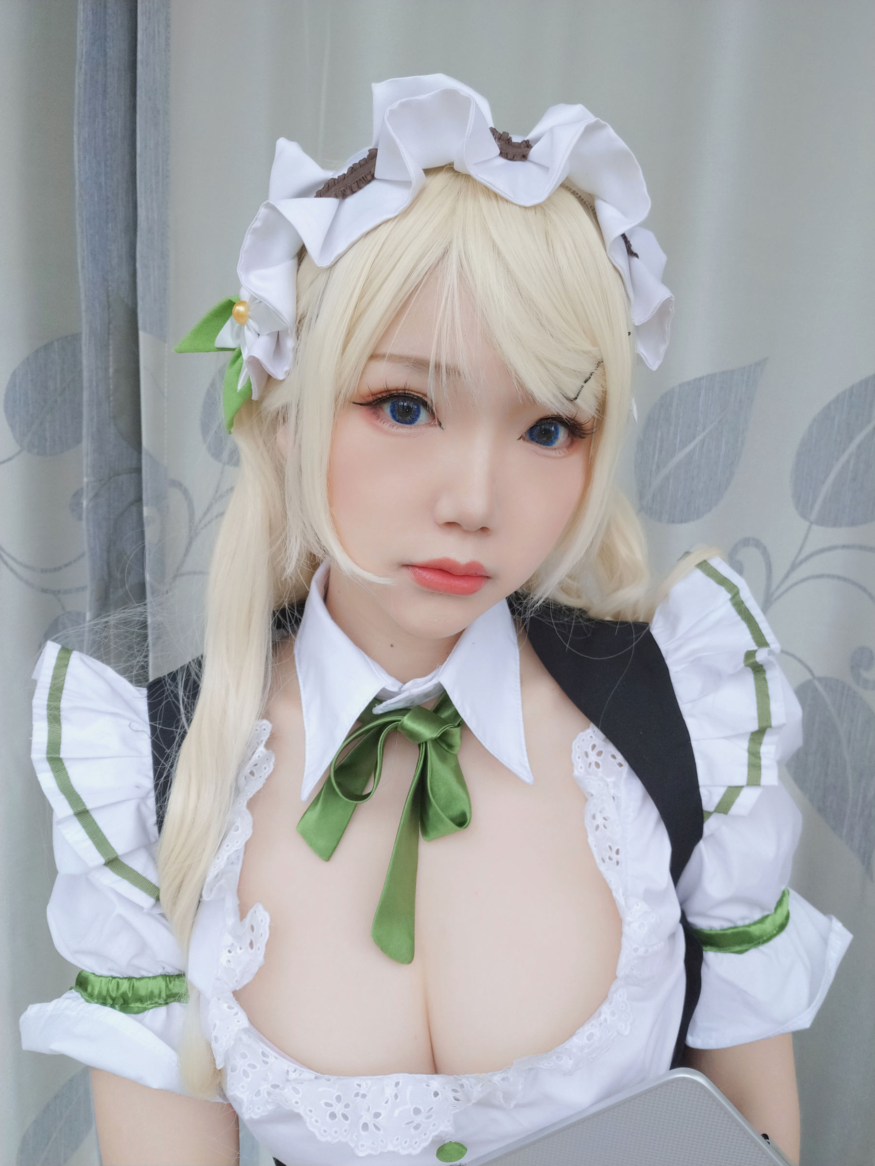 动漫博主雪晴Astra – 女仆 Cosplay-第45张