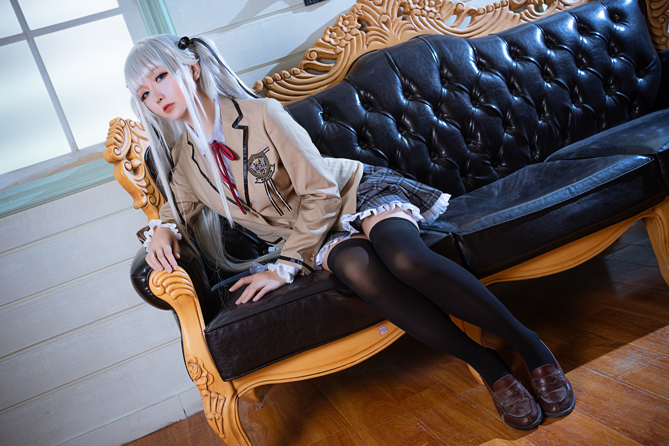 Coser小姐姐星之迟迟 – 篝之雾枝 JK Cosplay-第40张