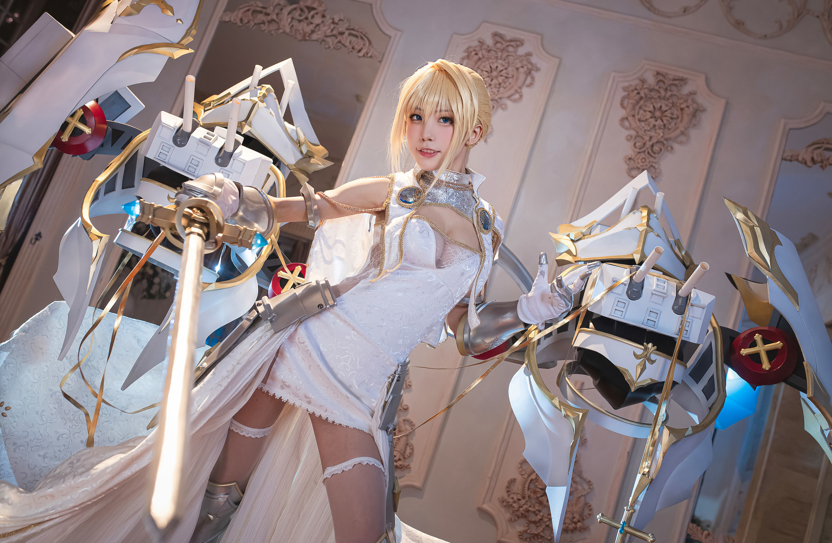 动漫博主水淼aqua – 圣女贞德 Cosplay-第12张