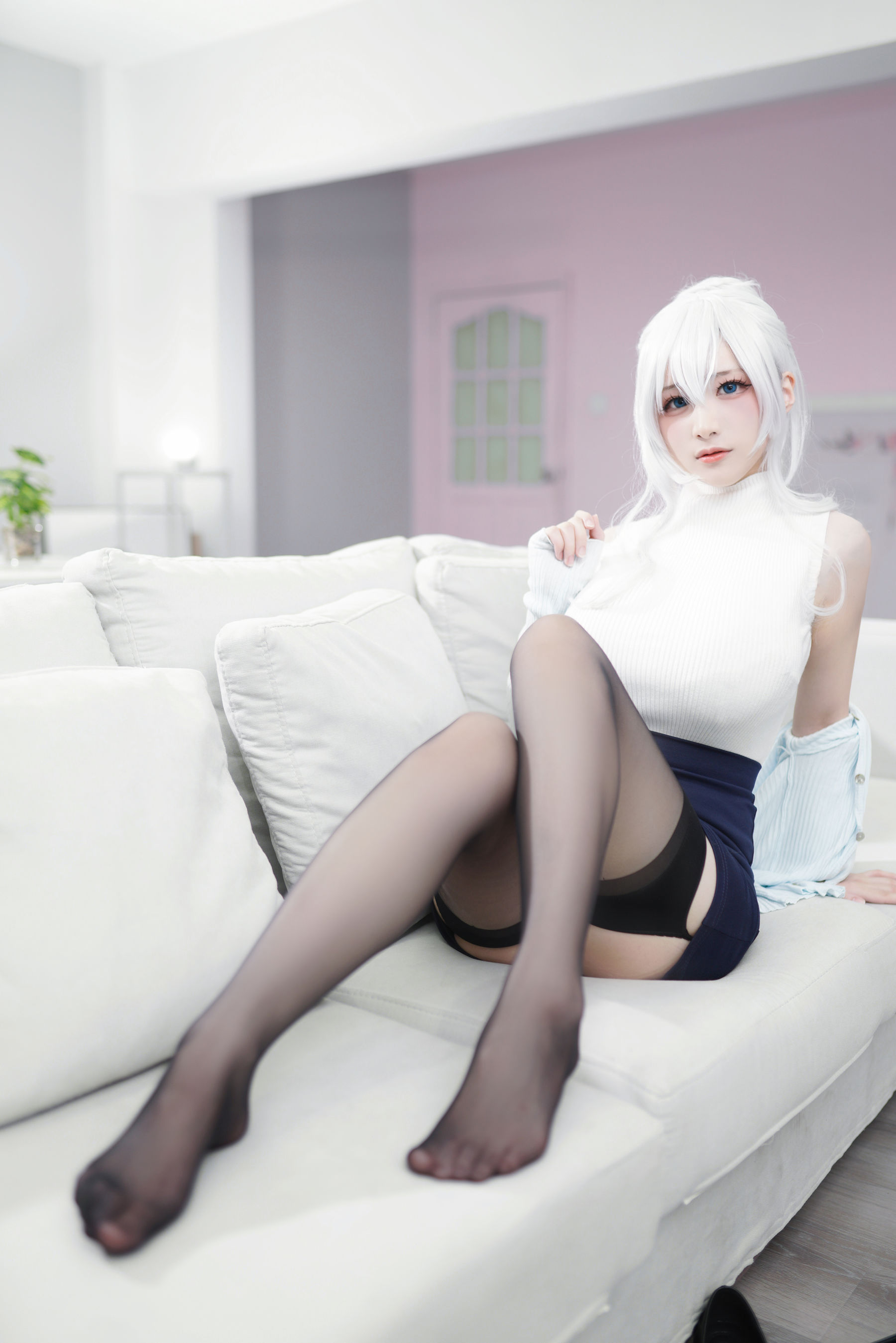 幼愛youmeko – 未亡人雪女 Cosplay-第22张