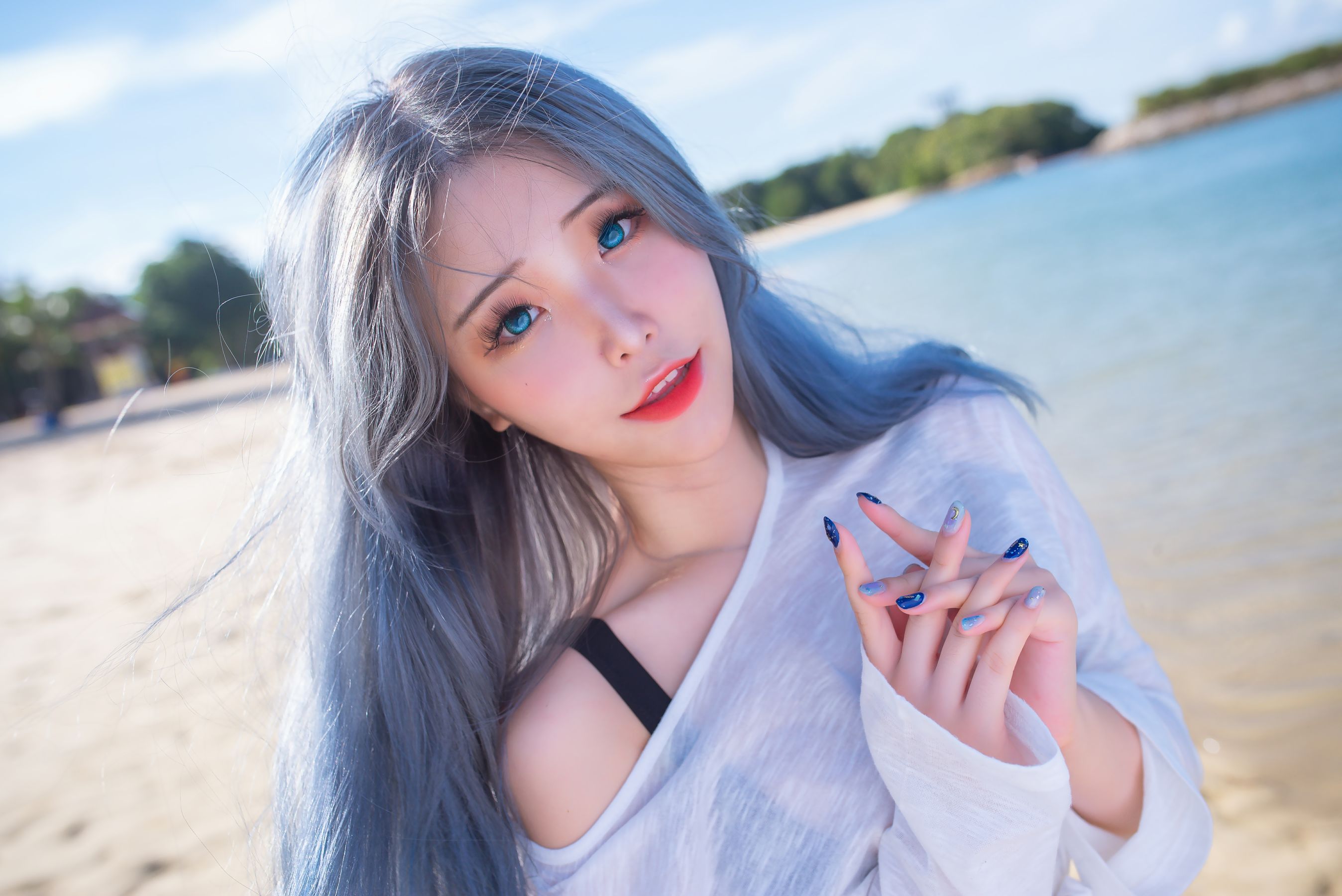 花リリ(Plant Lily) – Beach lily Cosplay-第39张