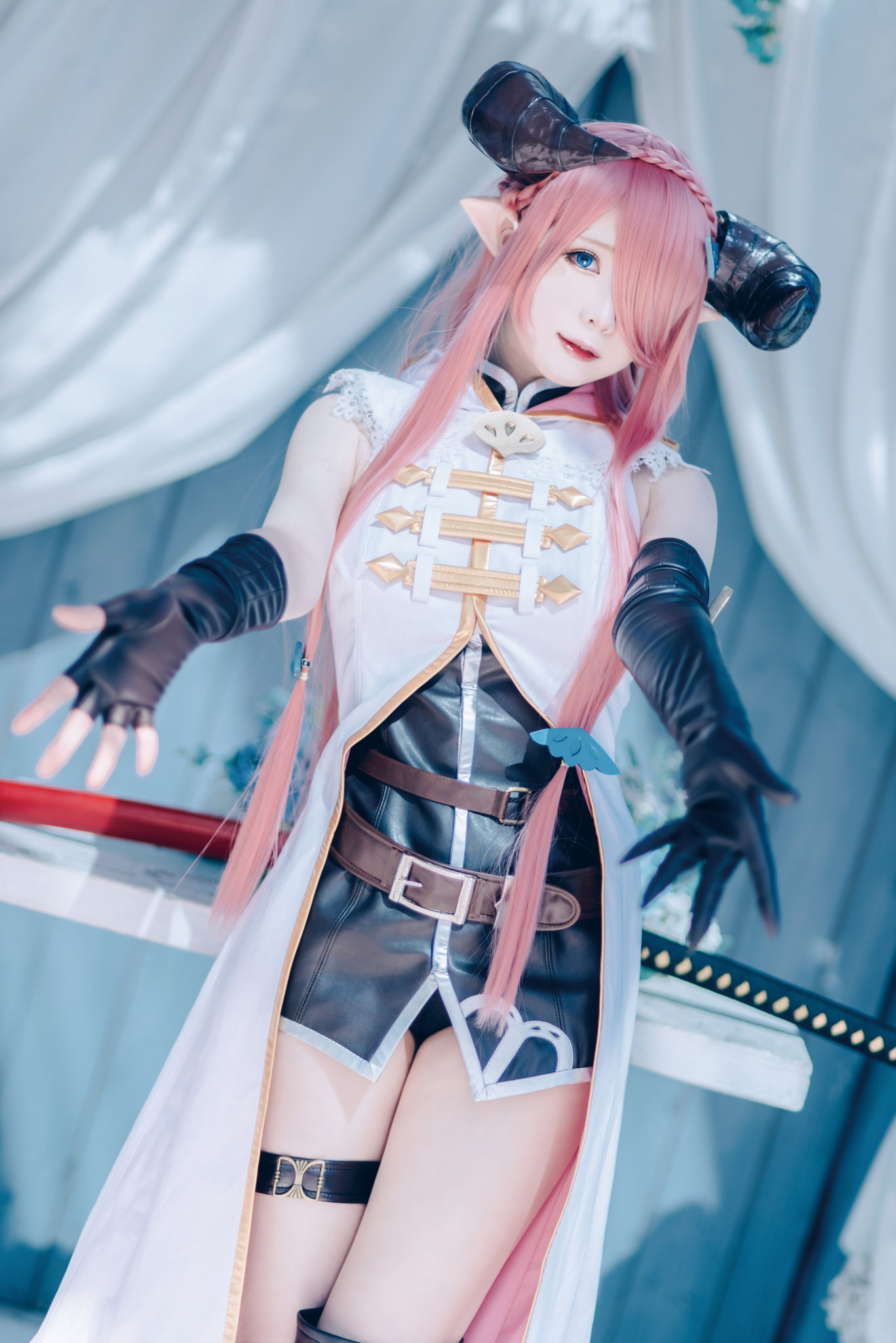 微博妹纸霜月shimo – 碧蓝幻想 娜尔梅亚 Cosplay-第77张