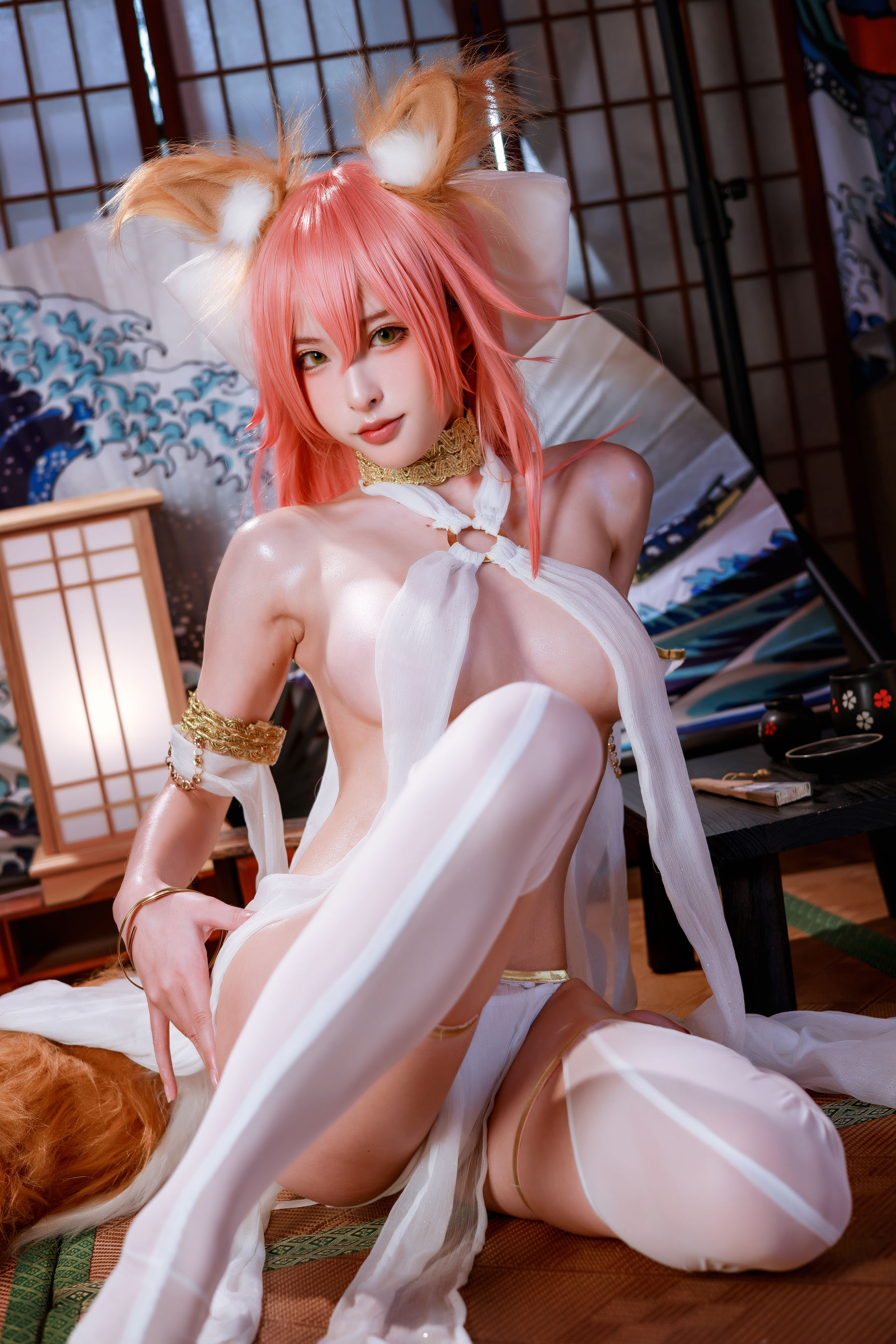 尤物清水由乃 – 玉藻前 Cosplay-第2张