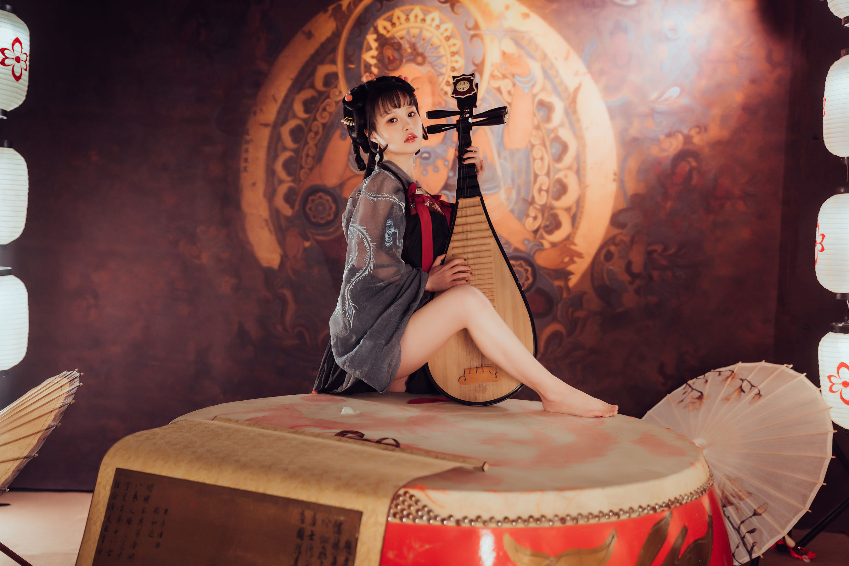 美少女晕崽 – 小琵琶精 Cosplay-第93张