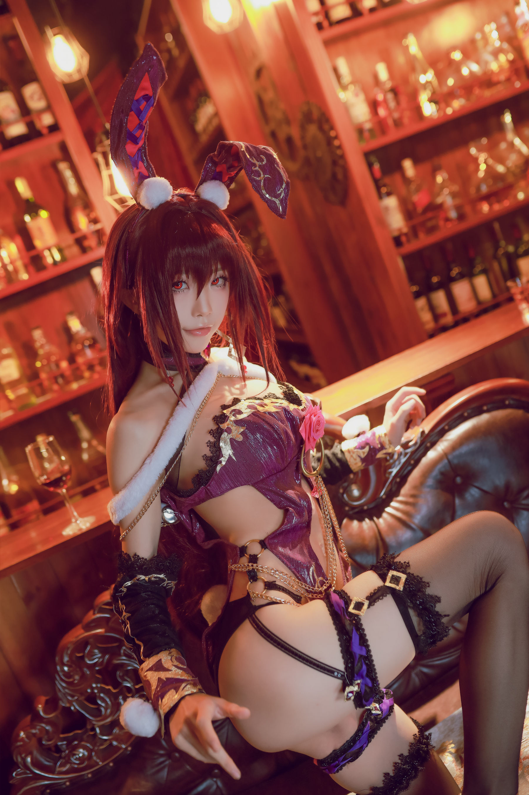 [Cosplay写真] 动漫博主水淼aqua – 斯卡哈 Cosplay-第50张
