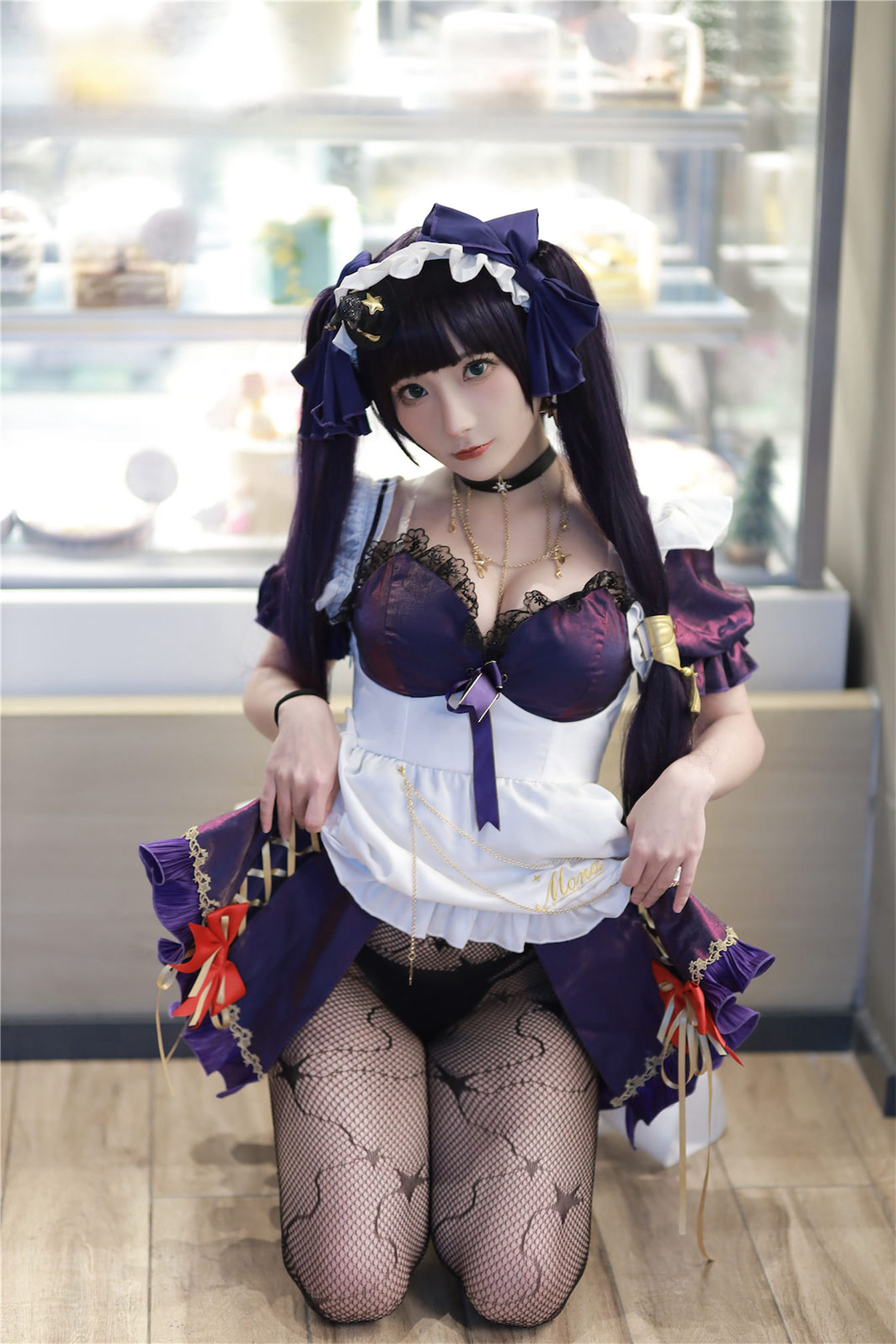 是三不是世w – 原神莫娜女仆 Cosplay-第45张