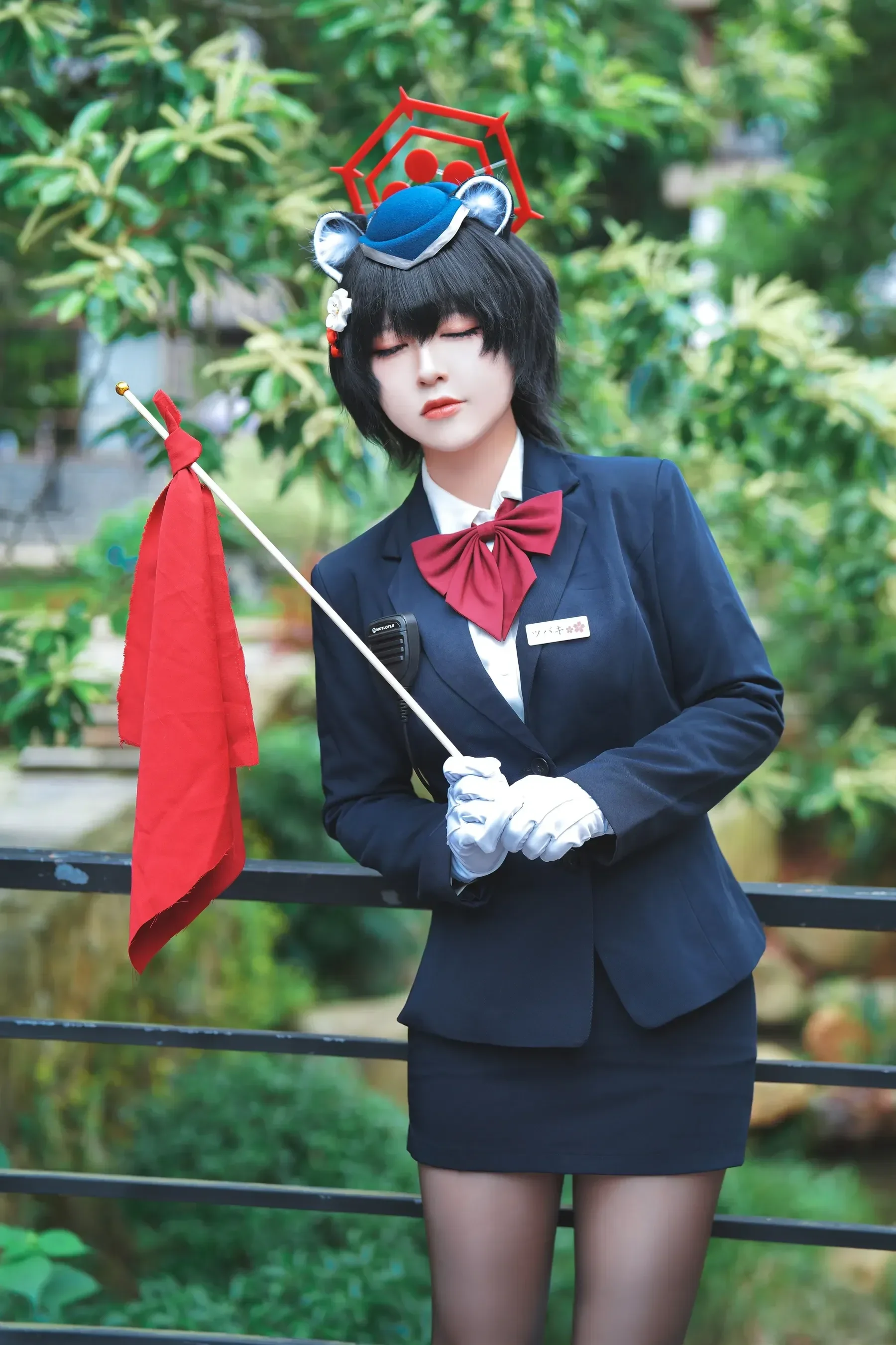 半半子 – ガイド春日ツバキ Cosplay-第15张