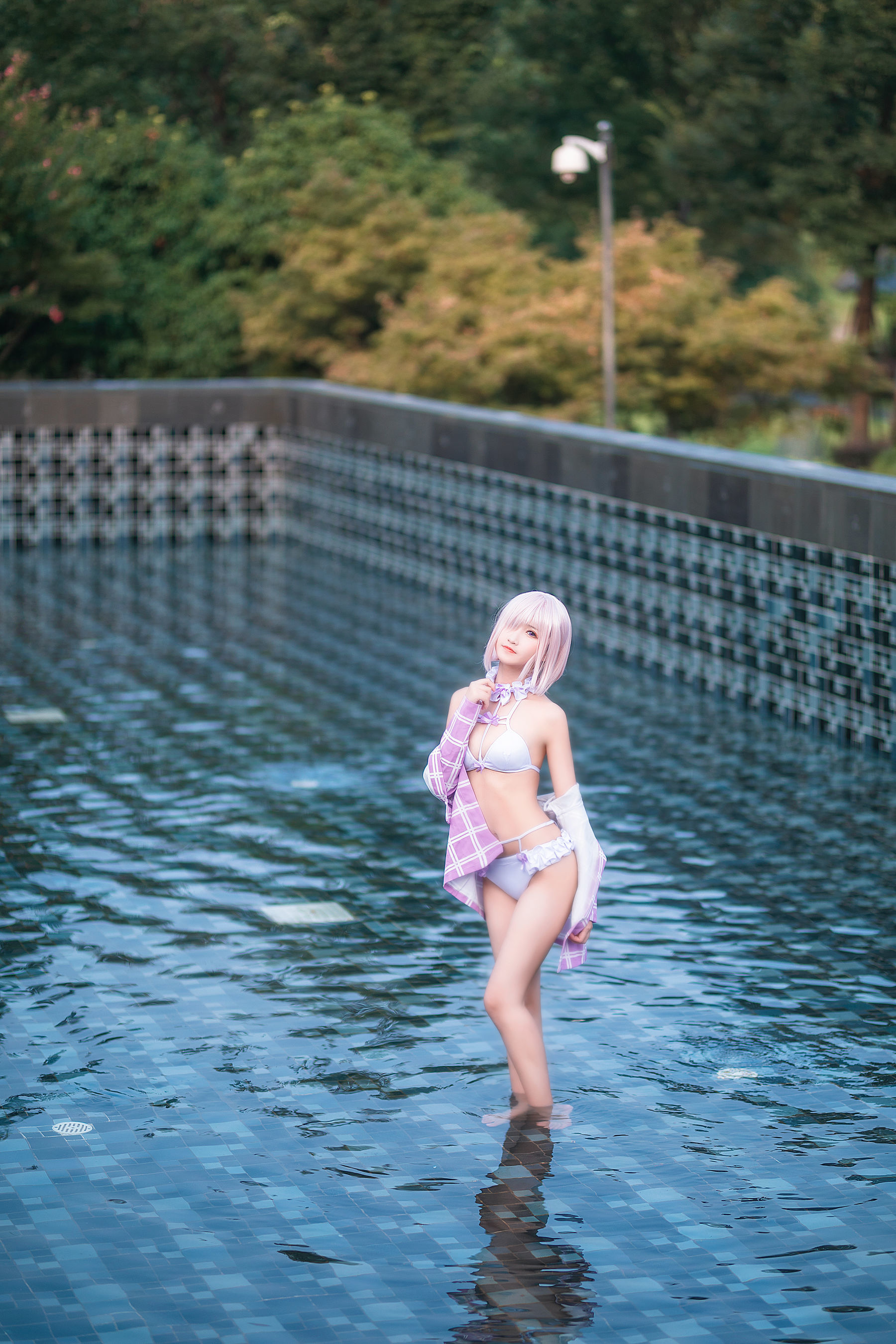 微博妹子三度_69 玛修泳装 Cosplay-第36张