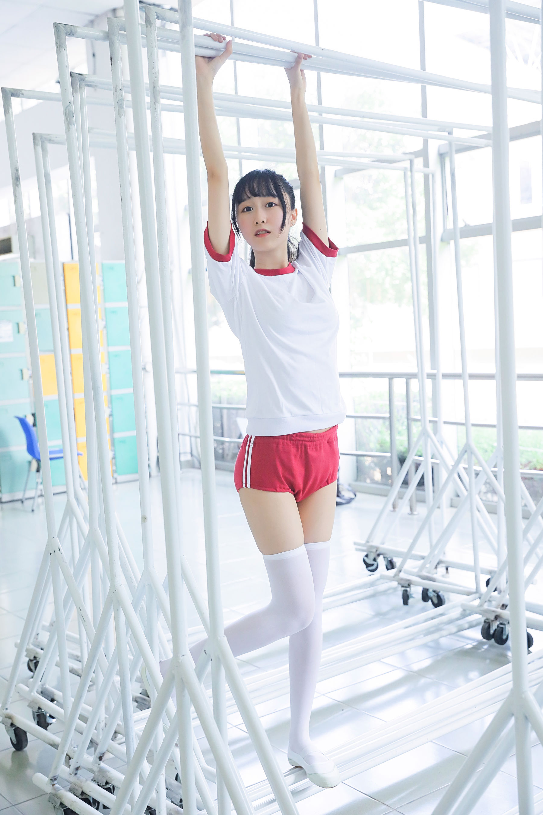 [萝莉COS] 木绵绵OwO – 上体育课啦 Cosplay-第43张