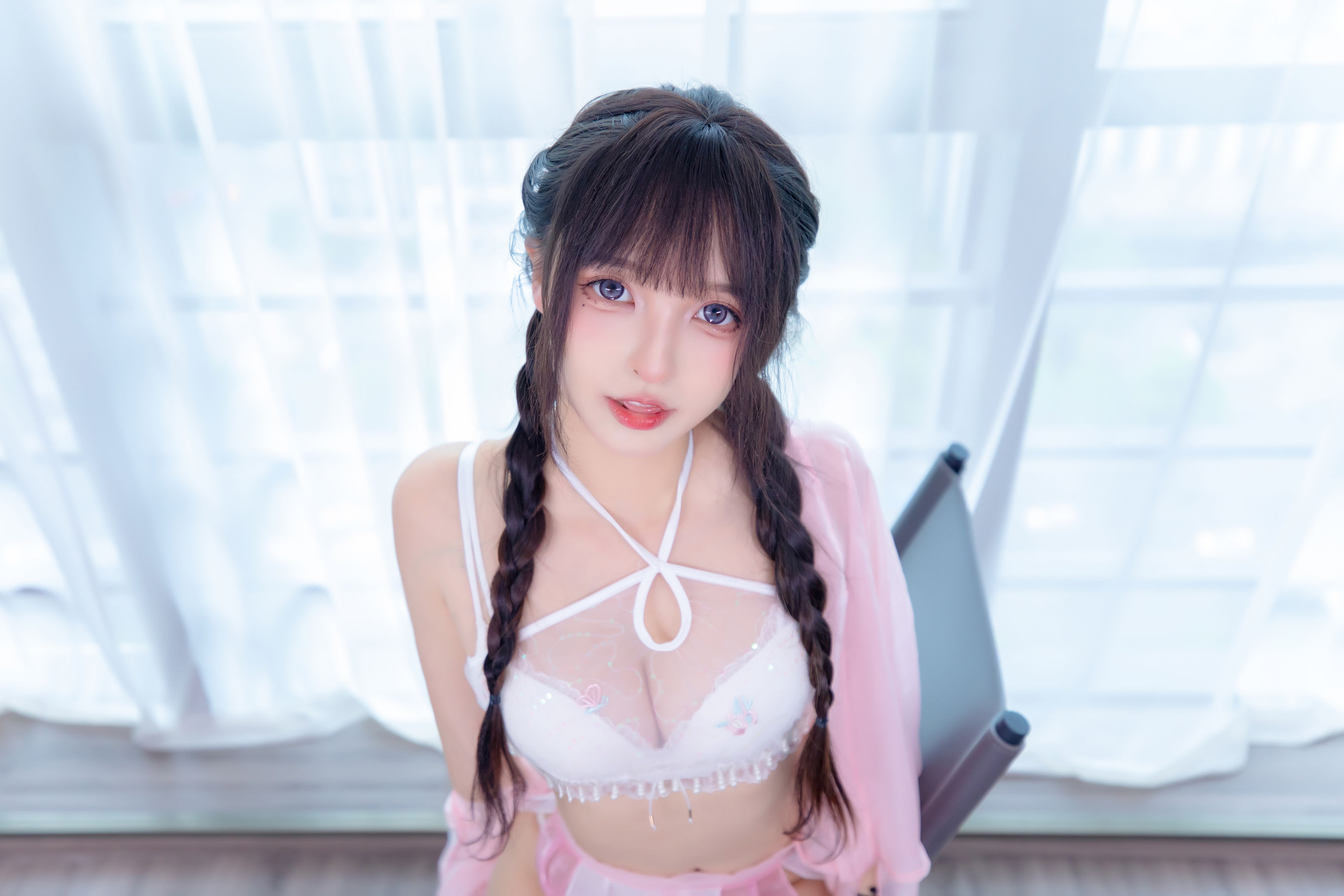 萝莉神楽板真冬 之桃花潭水 Cosplay-第11张