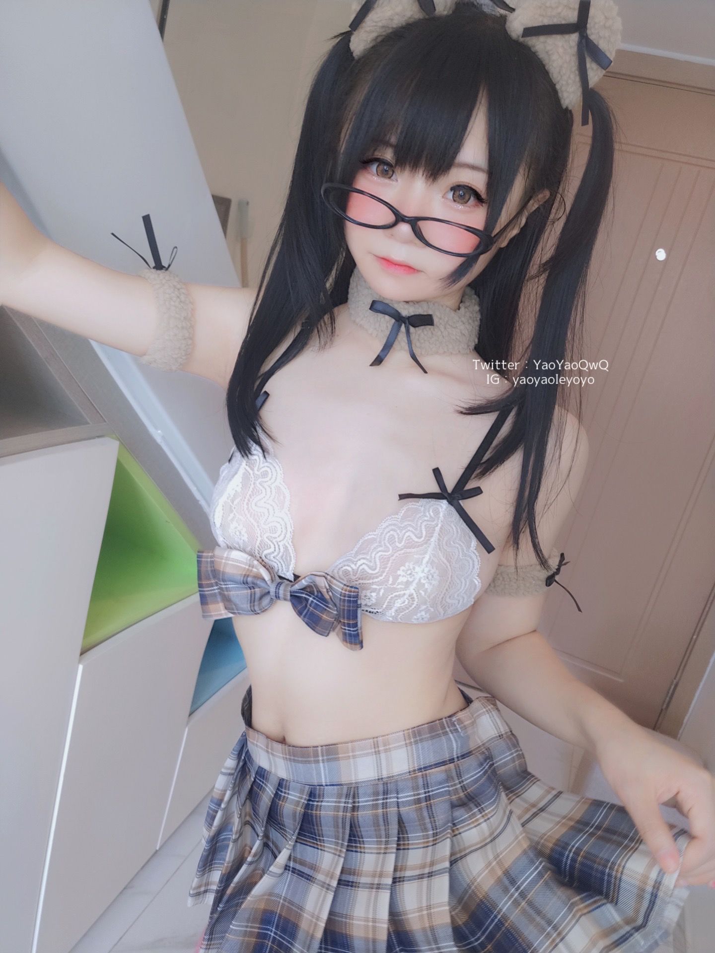 萌妹子Coser摇摇乐yoyo fantia やさしくしてください (2021-8.13) Cosplay-第2张